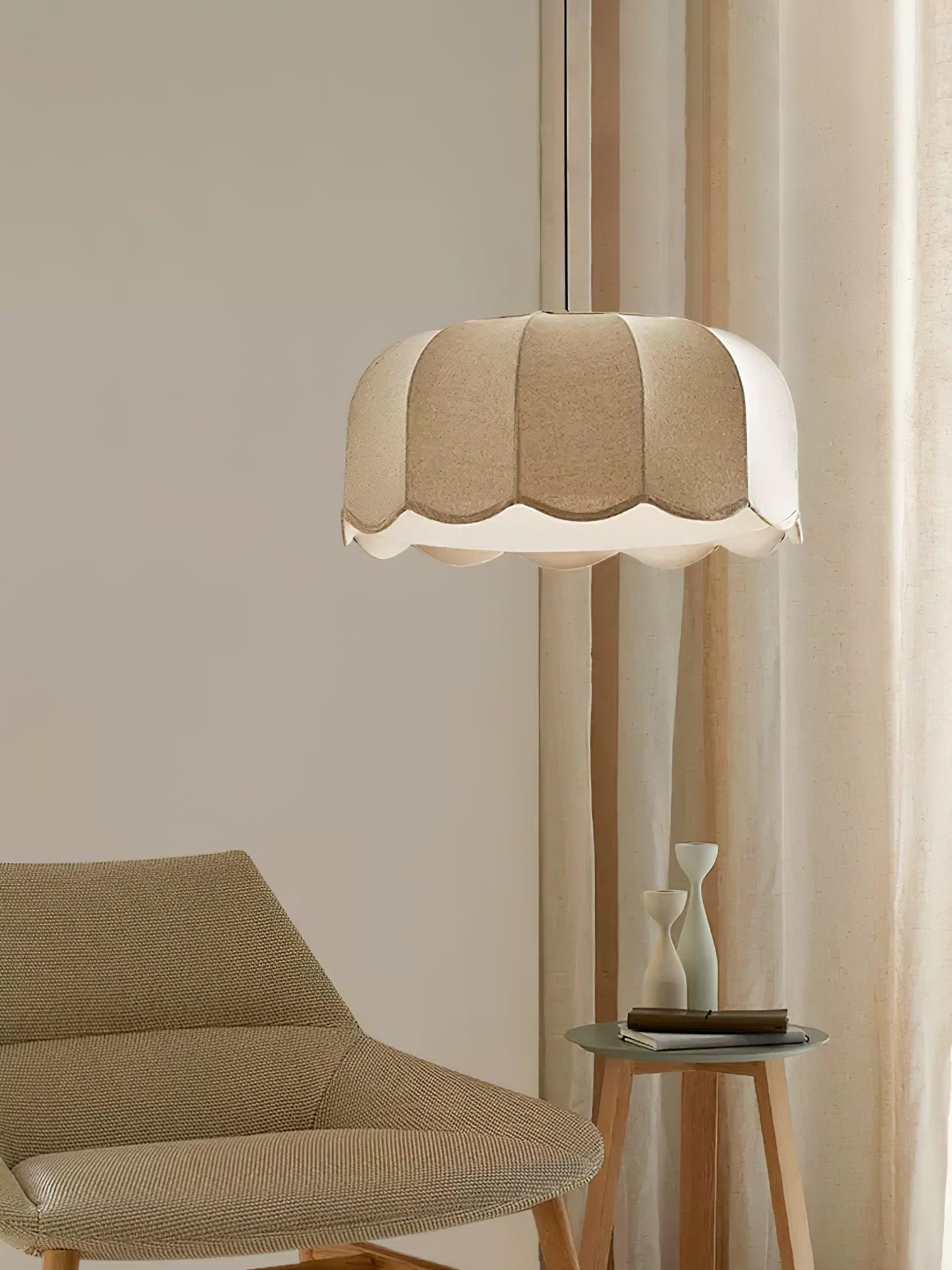 Linoaya Fabric Rustic Pendant Lamp
