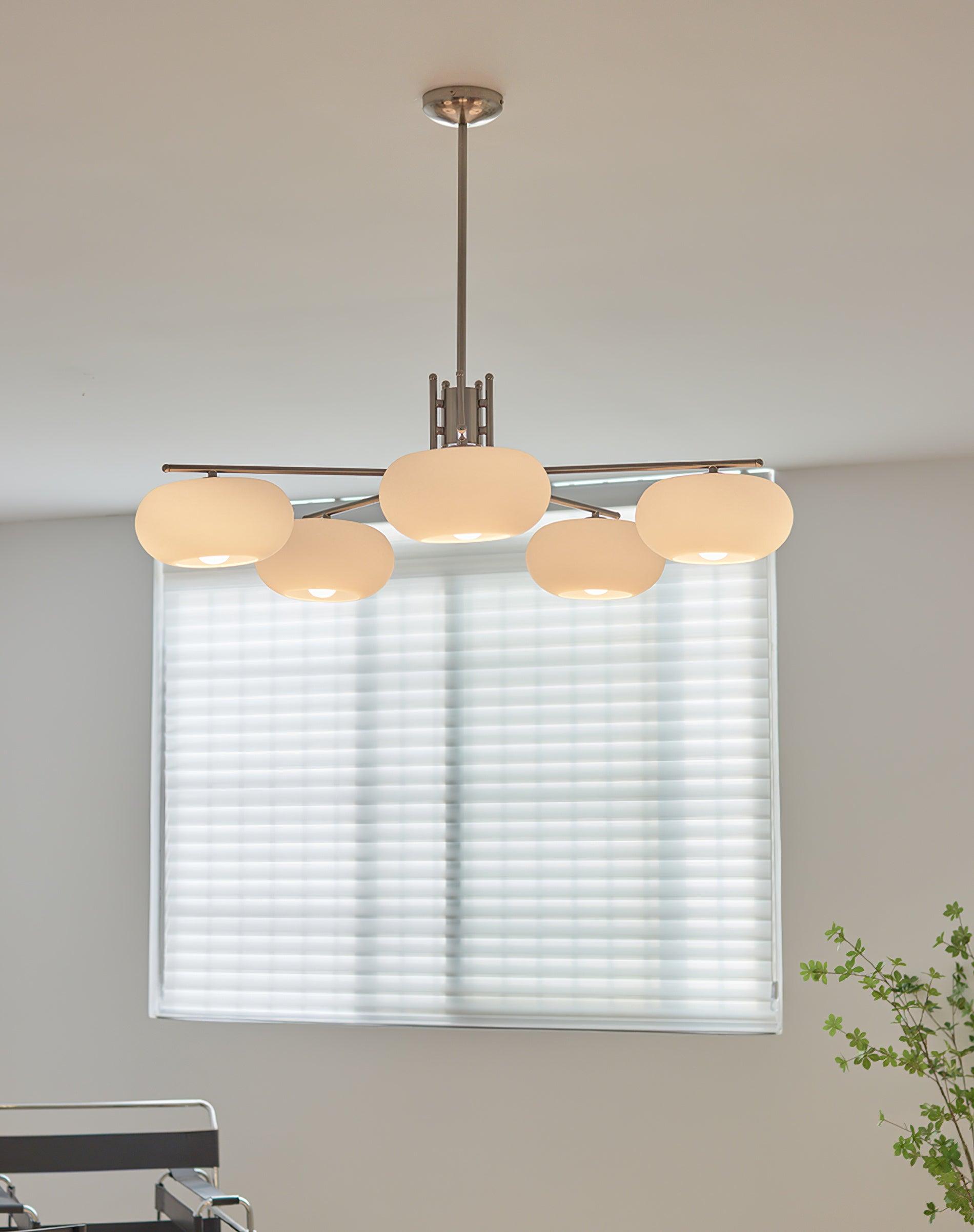 Deloz Chandelier Industrial 5-Light Modern