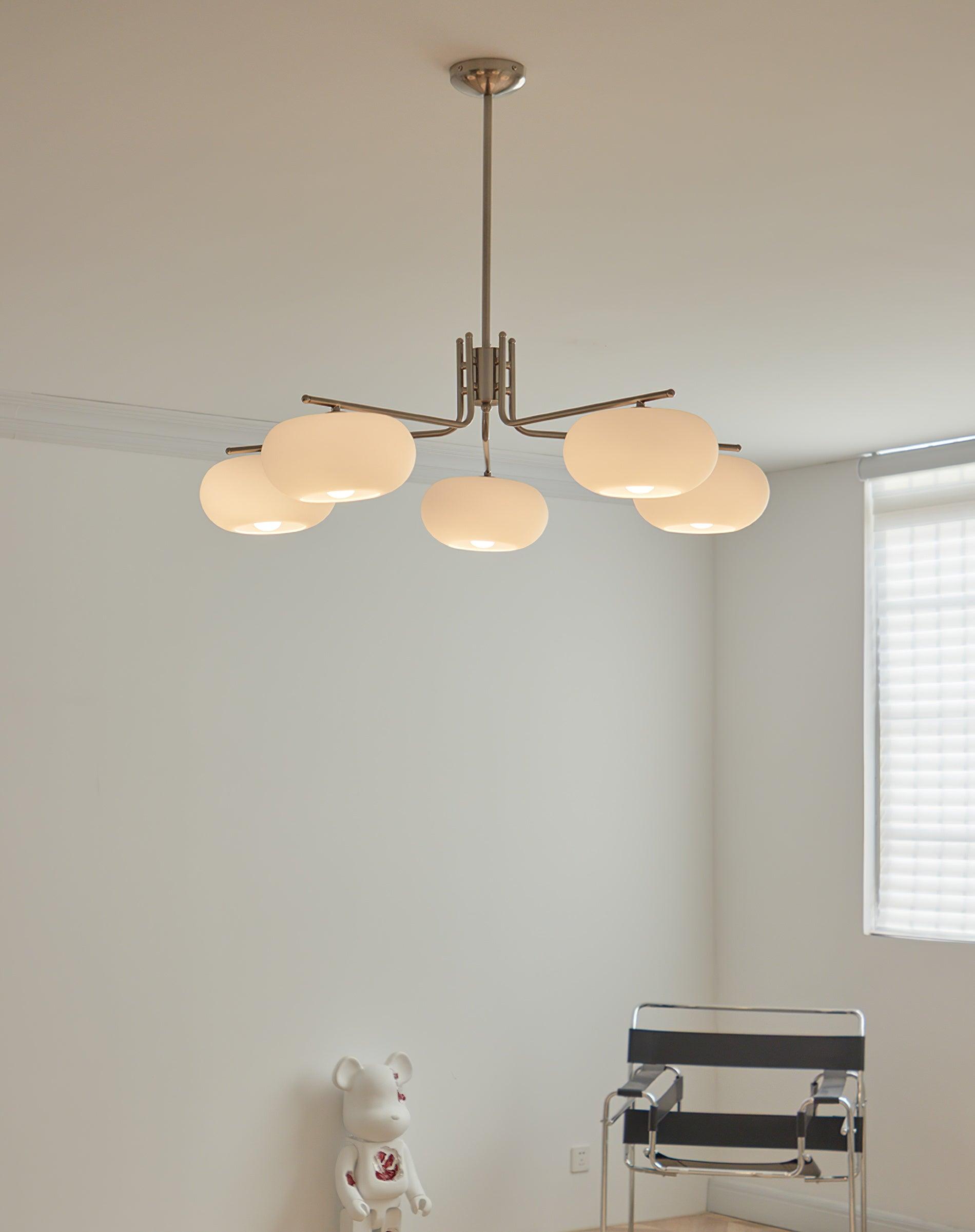 Deloz Chandelier Industrial 5-Light Modern