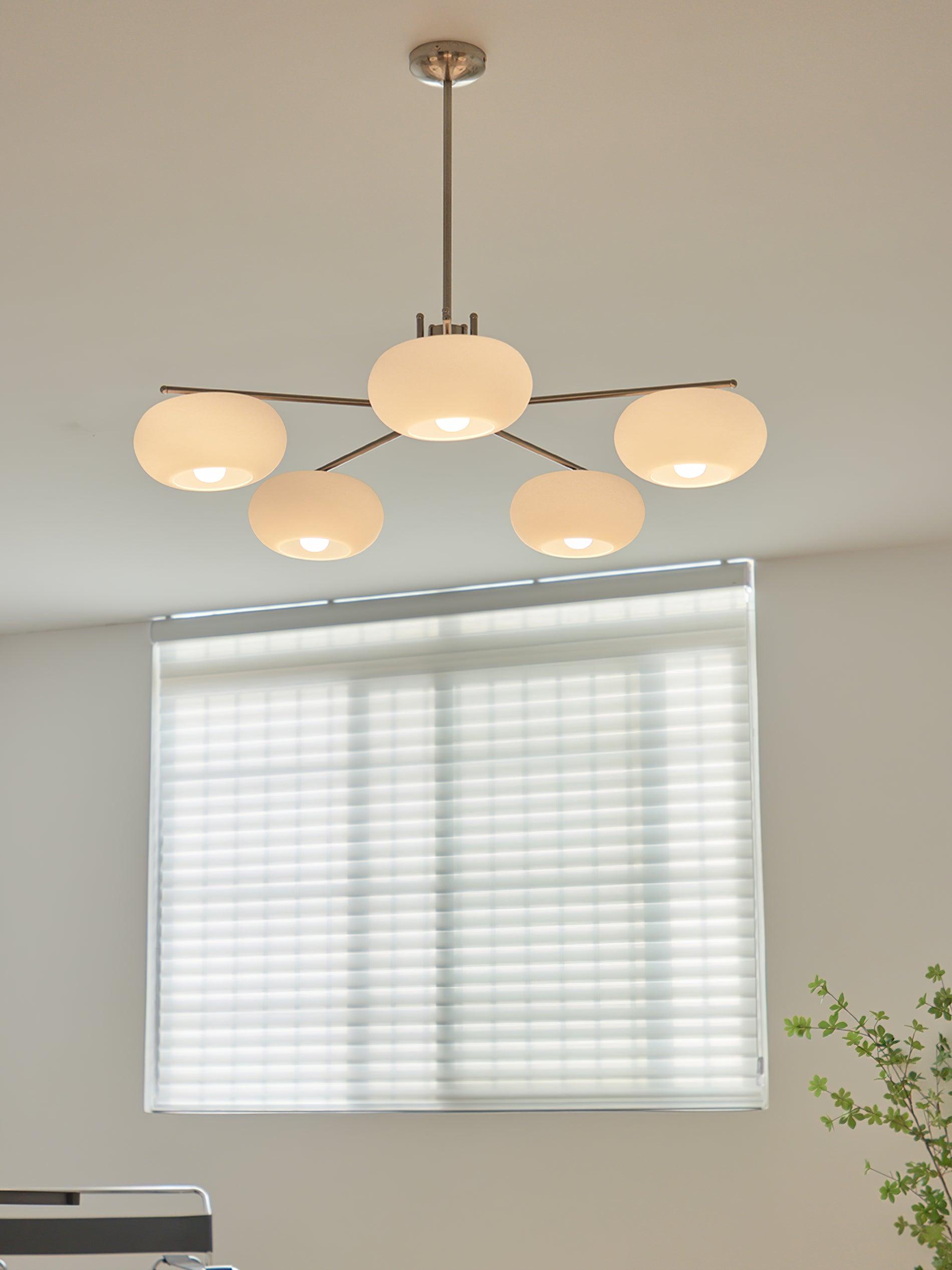 Deloz Chandelier Industrial 5-Light Modern