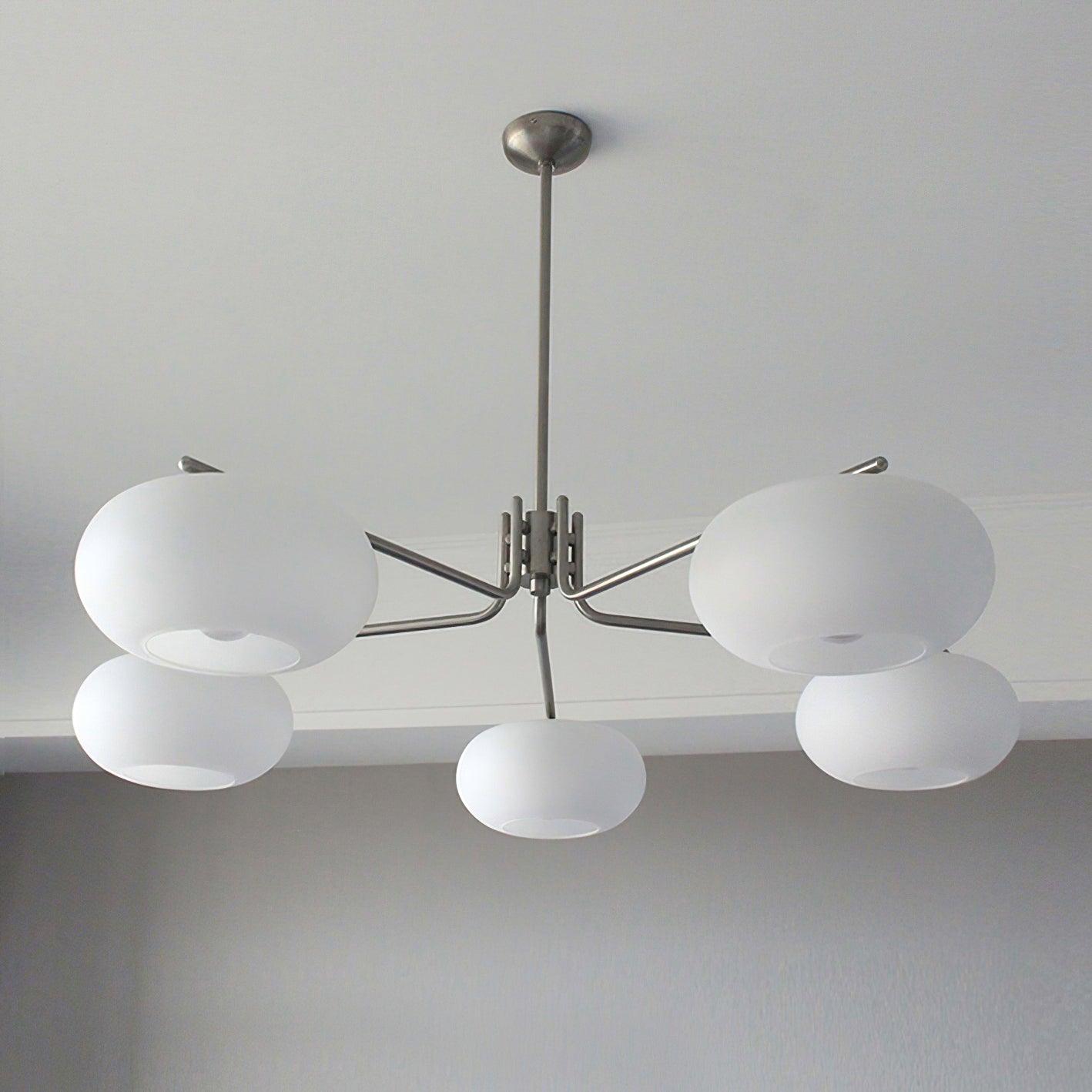Deloz Chandelier Industrial 5-Light Modern