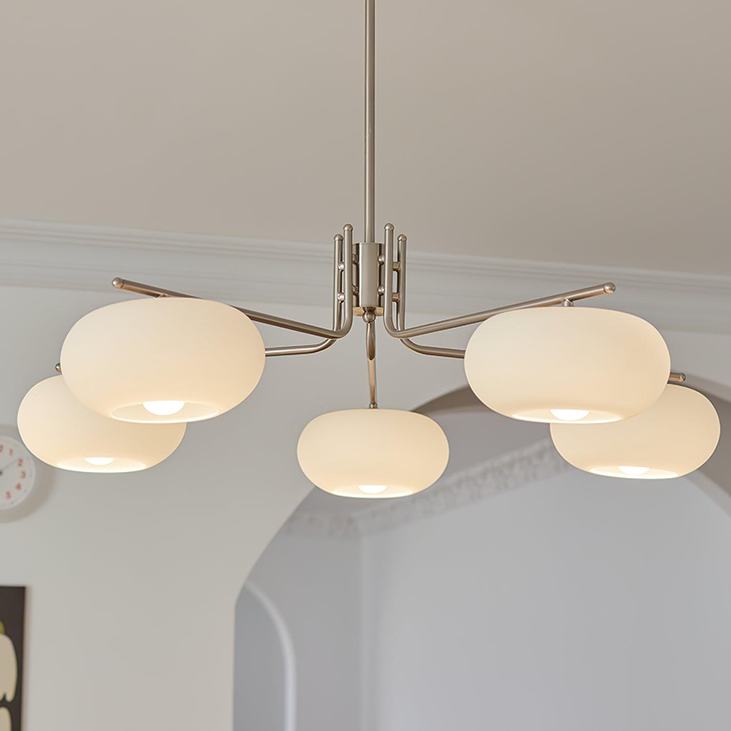 Deloz Chandelier Industrial 5-Light Modern