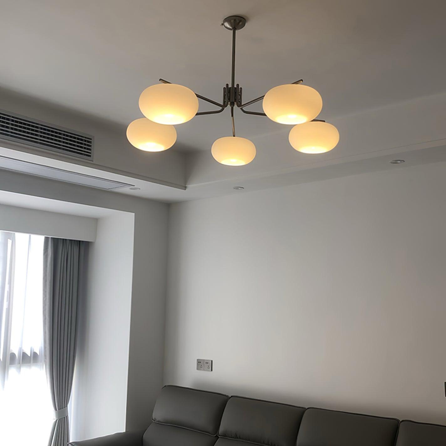 Deloz Chandelier Industrial 5-Light Modern