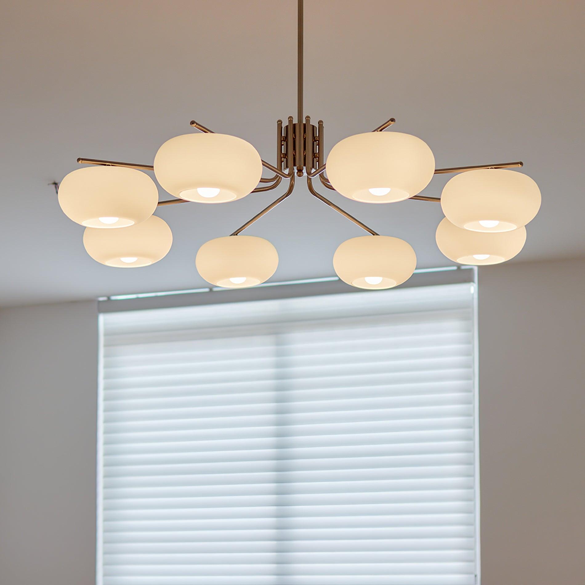 Deloz Chandelier Industrial 5-Light Modern