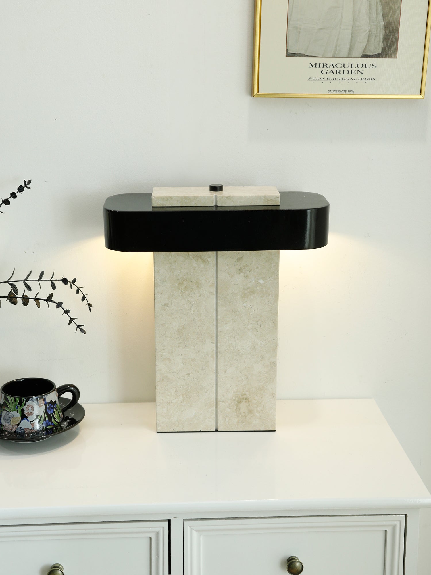 Abram Modern Marble Table Lamp
