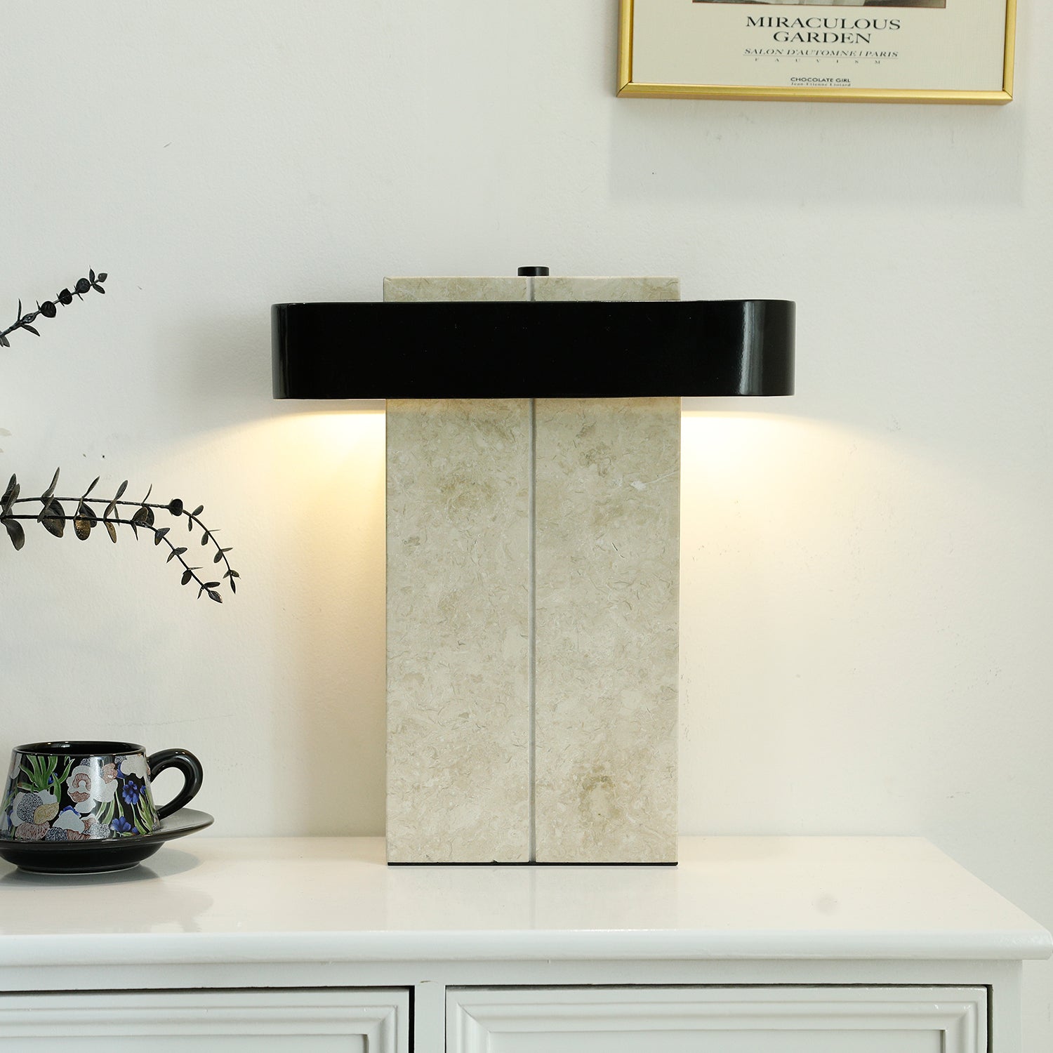 Abram Modern Marble Table Lamp