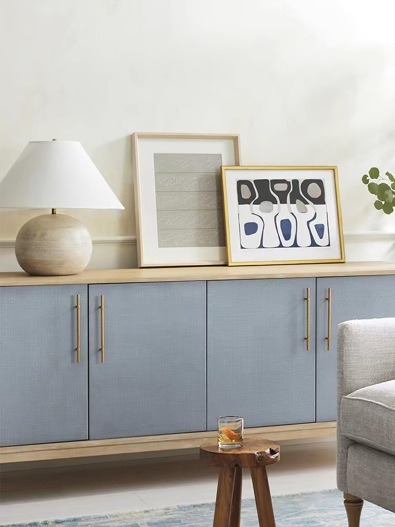 Domino Minimalilst Wood Table Lamp