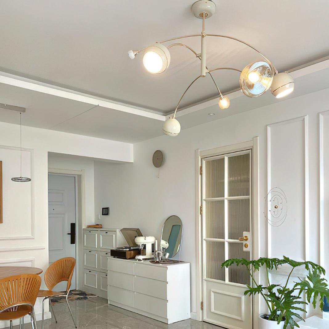 Soraian Chandelier Green Sci-Fi Elegant
