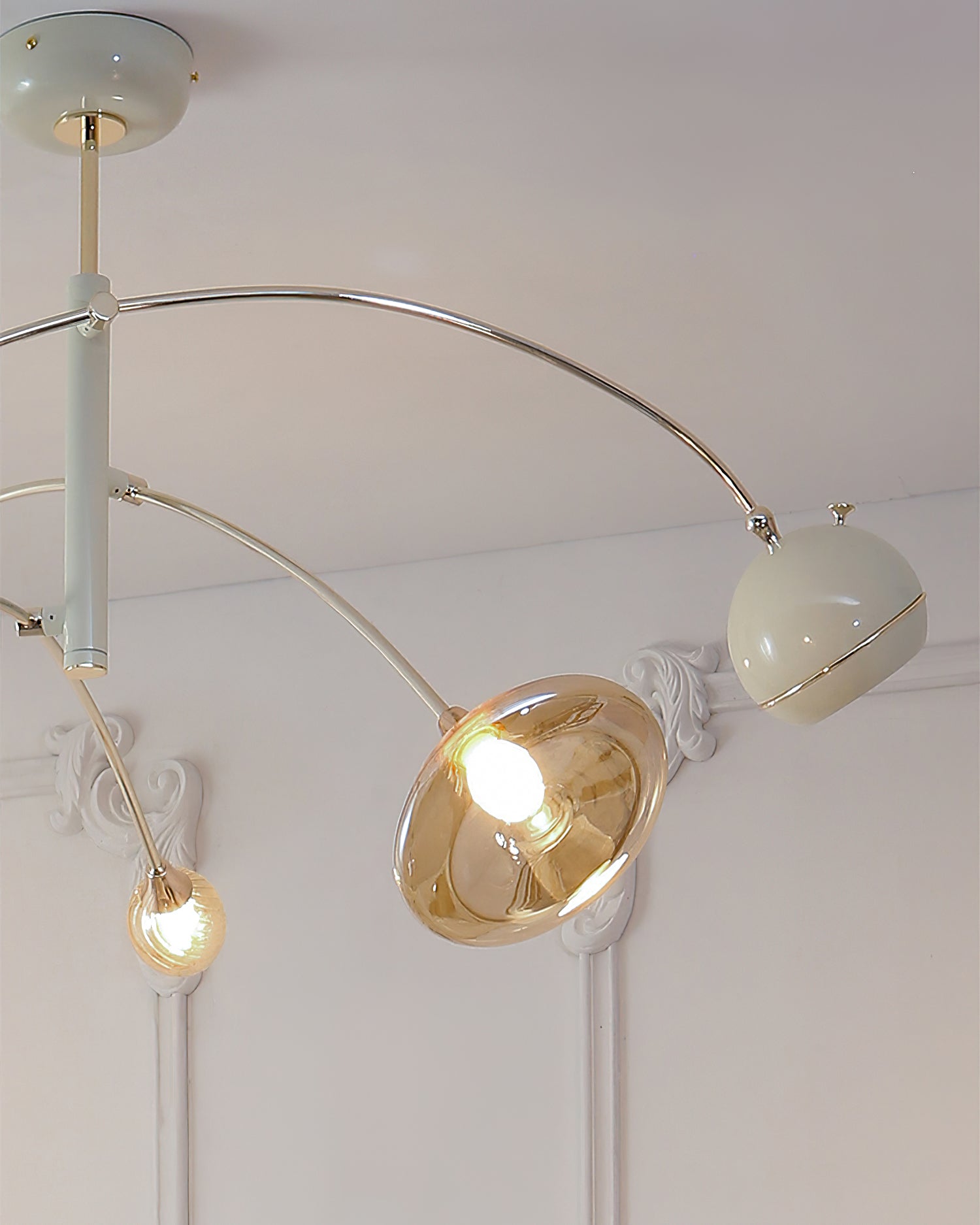 Soraian Chandelier Green Sci-Fi Elegant