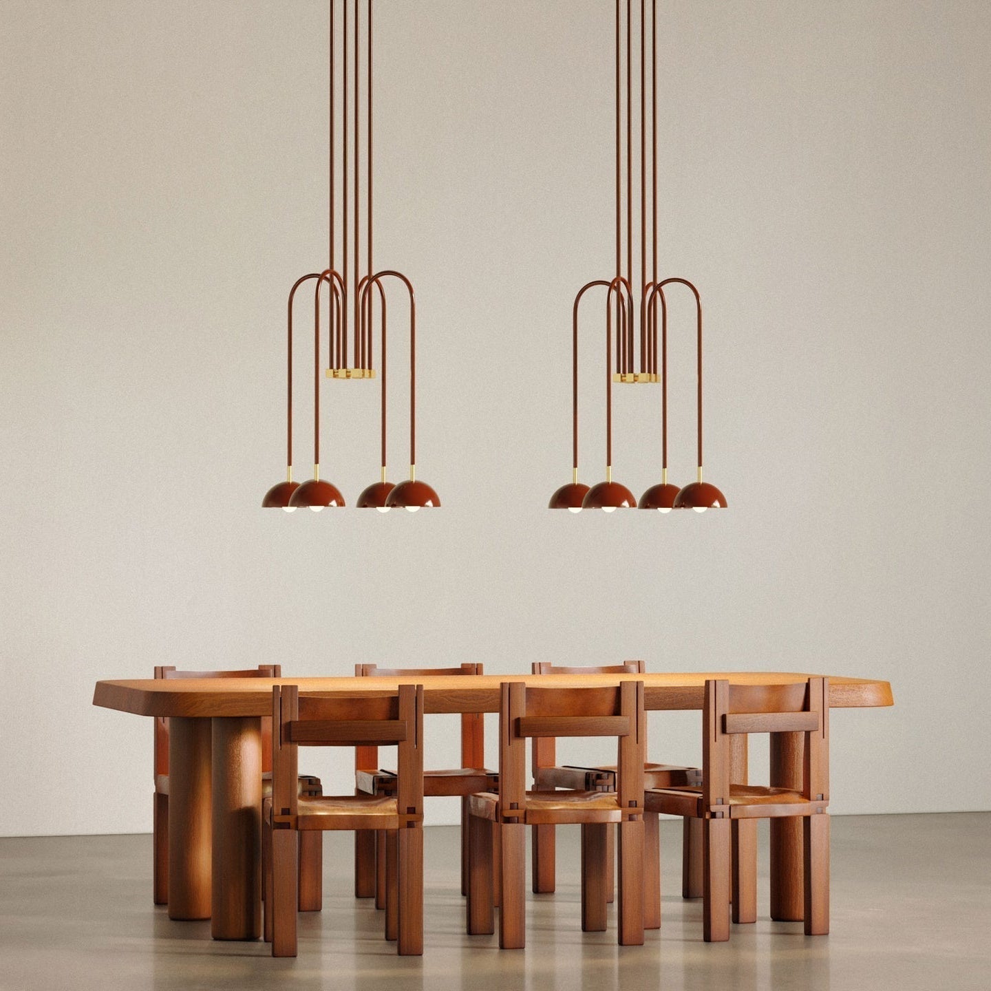 Blikuvyh Vintage Industrial Atelier Brass Chandelier