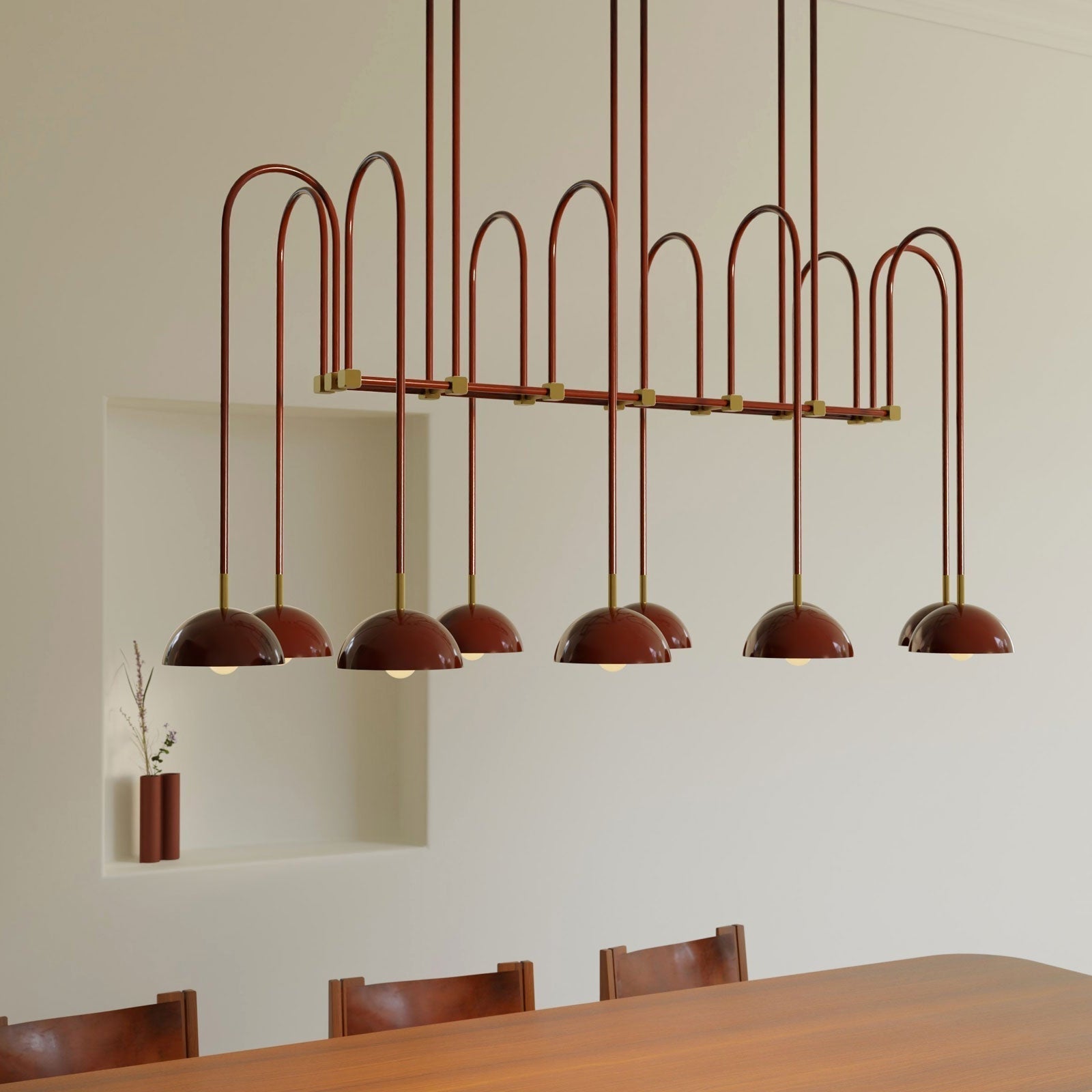 Blikuvyh Vintage Industrial Atelier Brass Chandelier