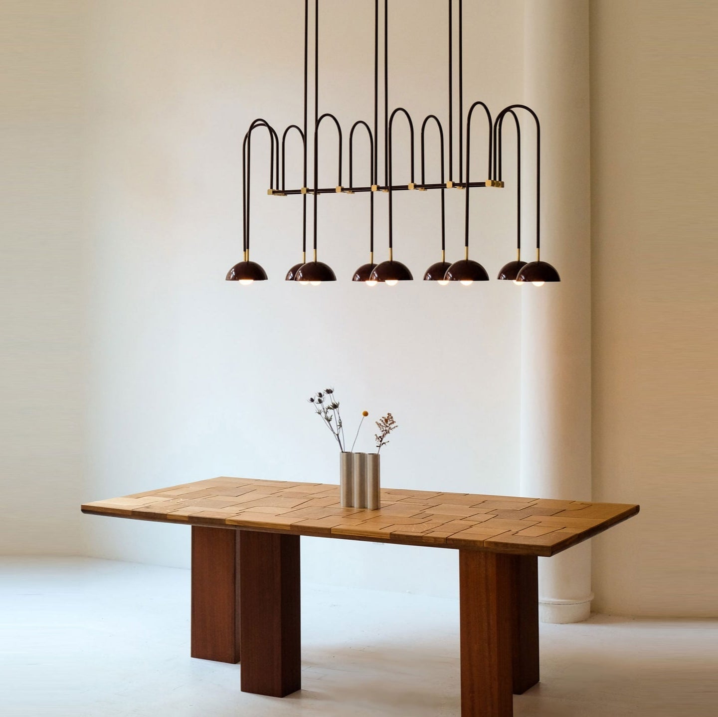 Blikuvyh Vintage Industrial Atelier Brass Chandelier