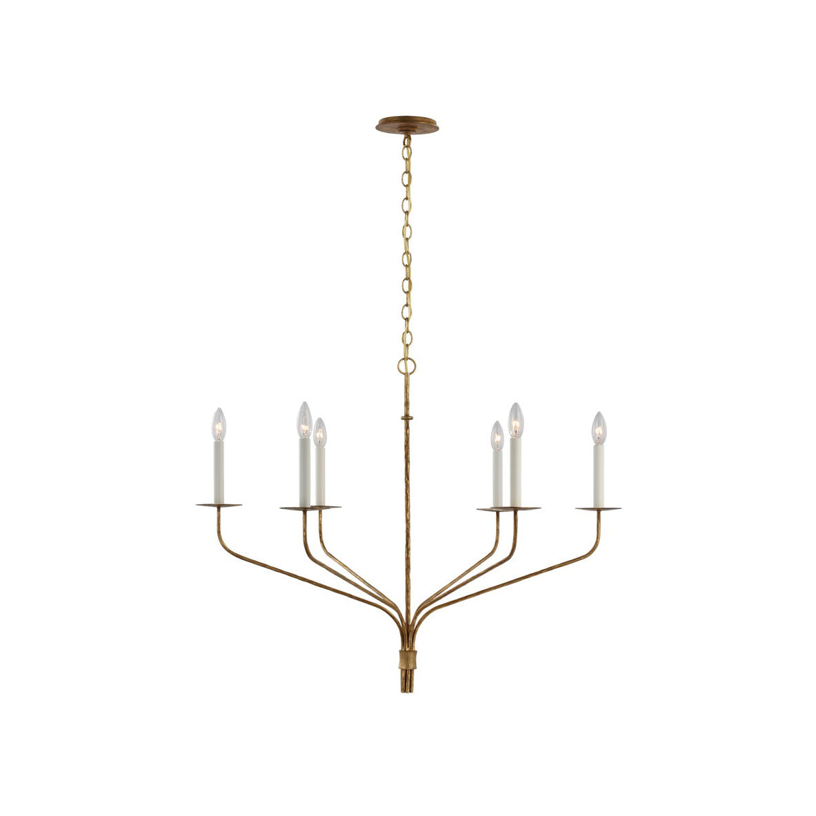 Caeluvyh Vintage Industrial Black Chandelier