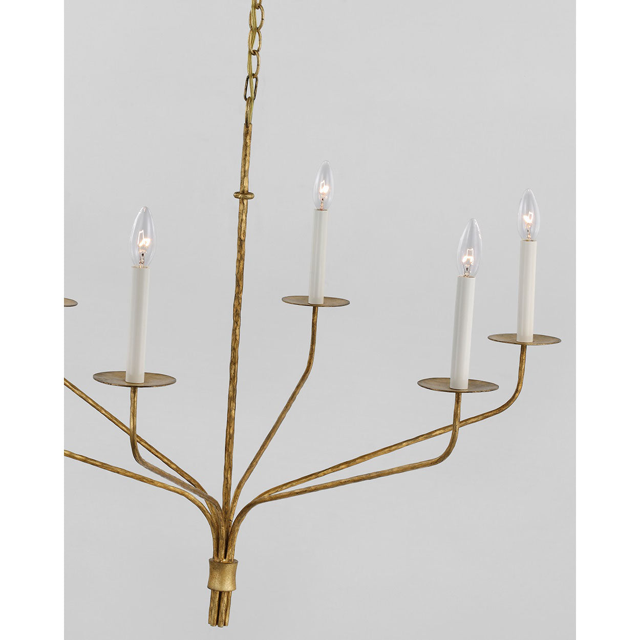 Caeluvyh Vintage Industrial Black Chandelier