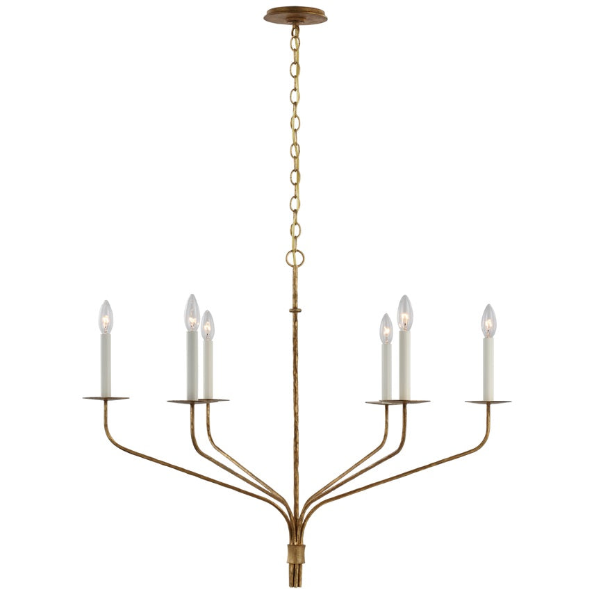 Caeluvyh Vintage Industrial Black Chandelier