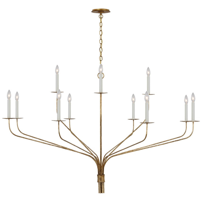 Caeluvyh Vintage Industrial Black Chandelier