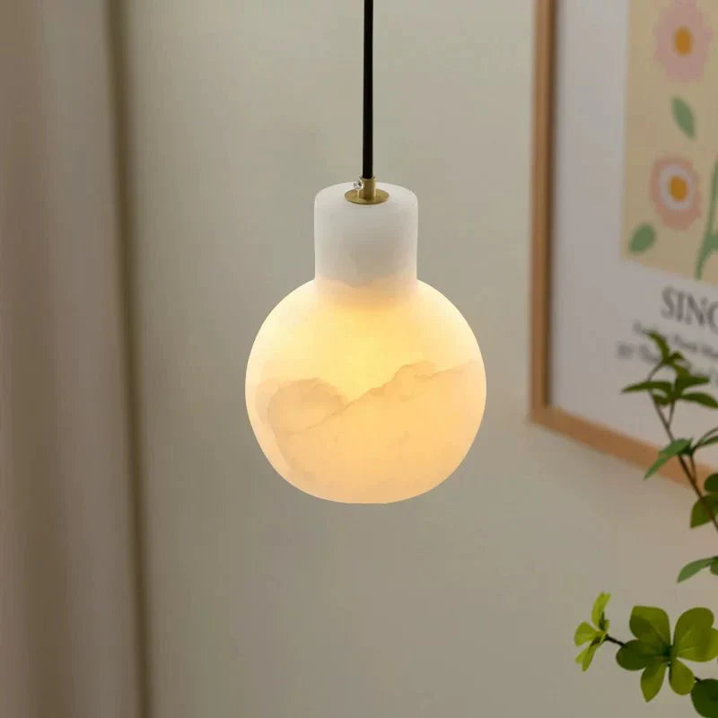 Eirerira Alabaster Cluster Chandelier