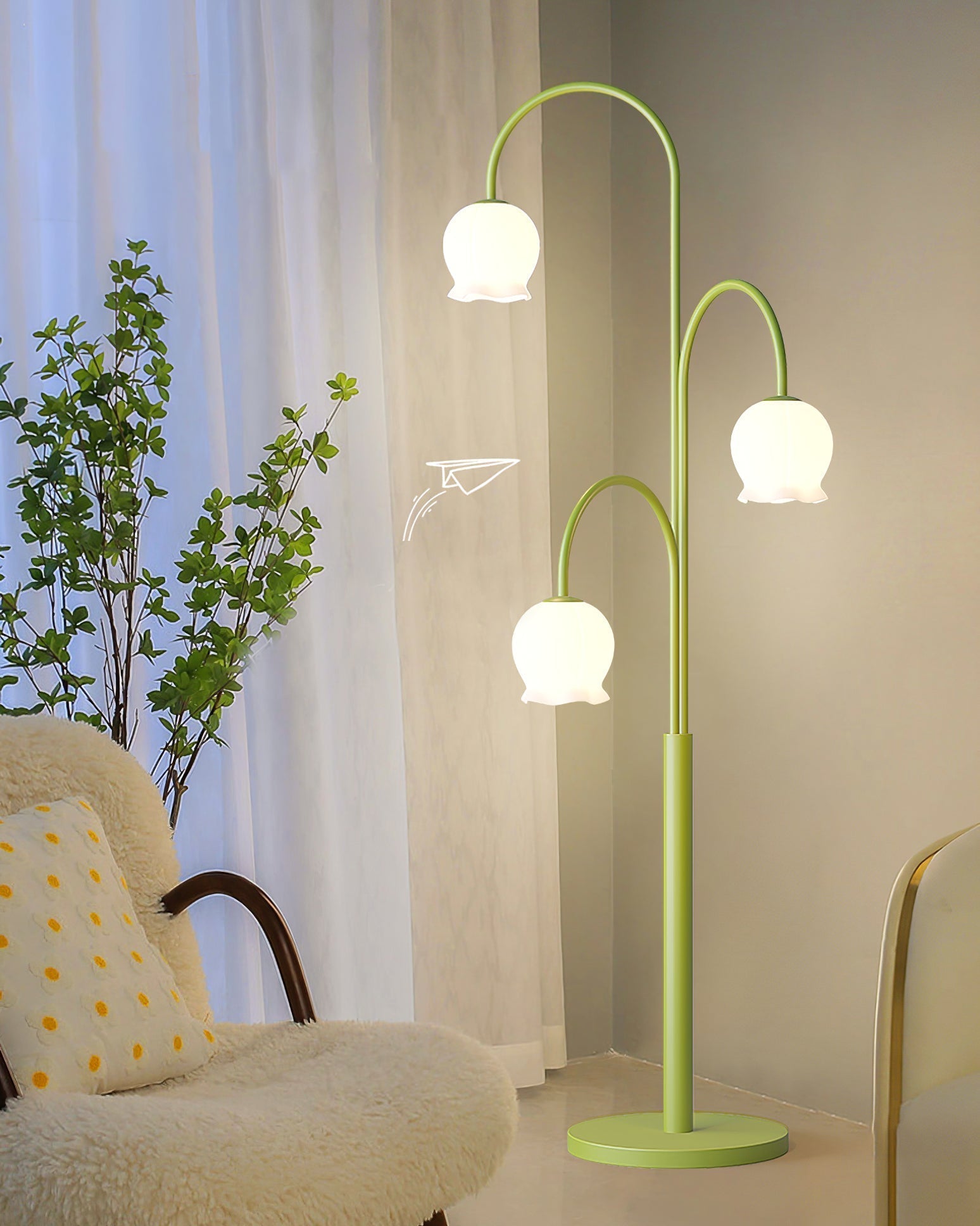 Lilic Orchid Floor Lamp
