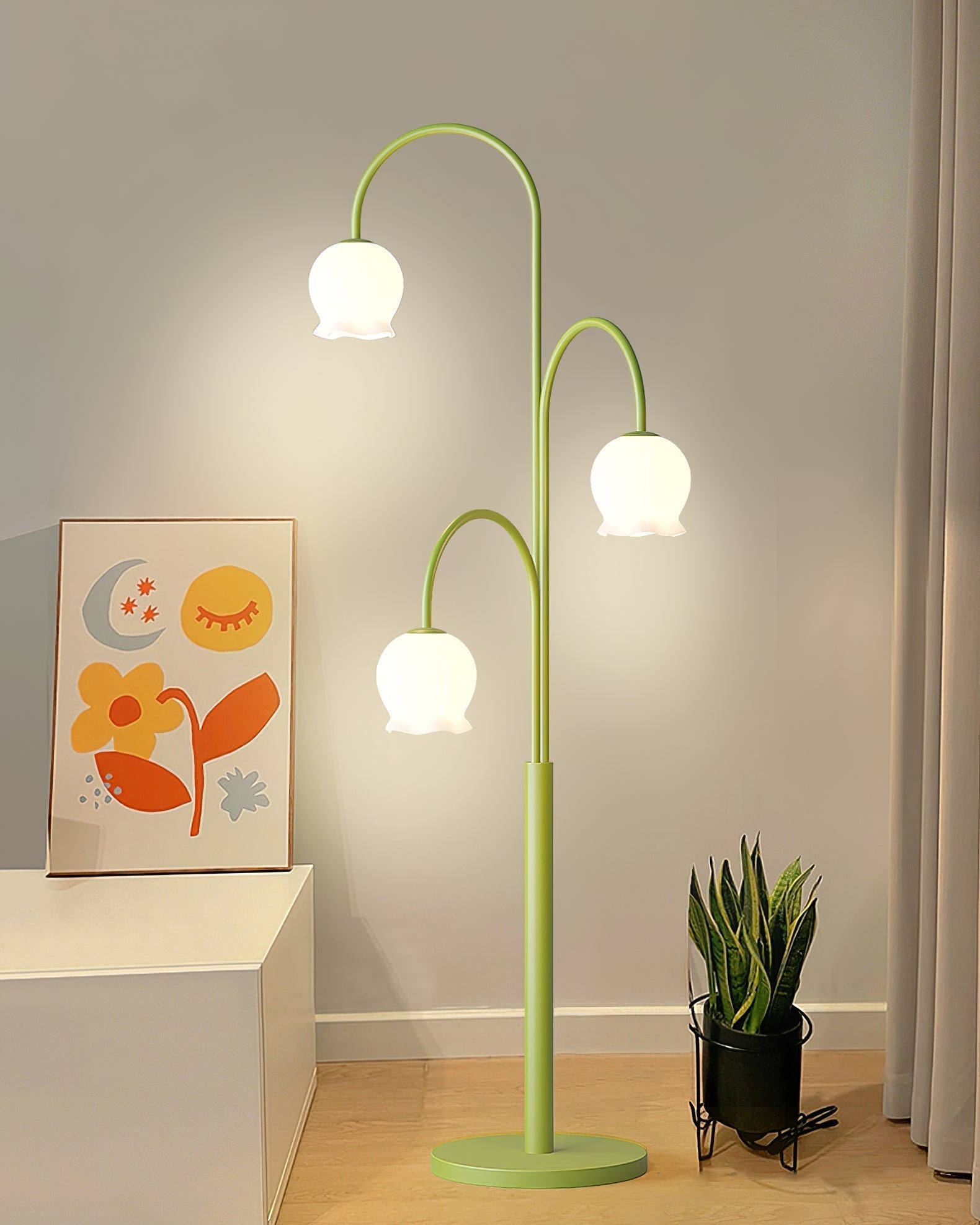 Lilic Orchid Floor Lamp