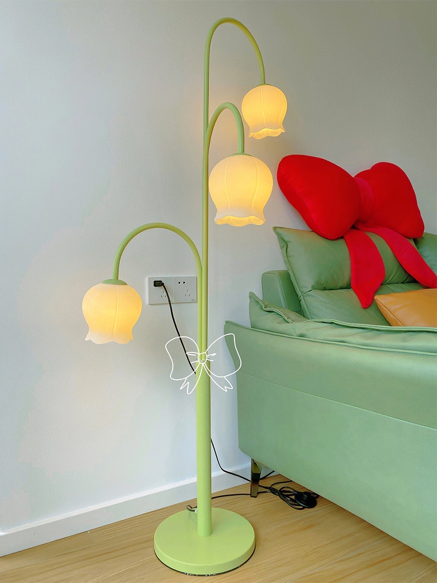Lilic Orchid Floor Lamp