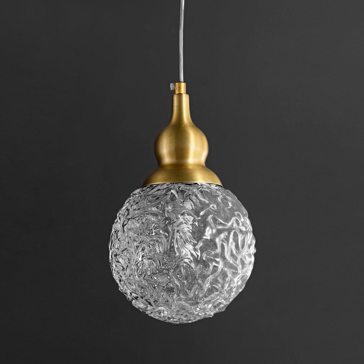 Cove Brass & Glass Glam Pendant Light