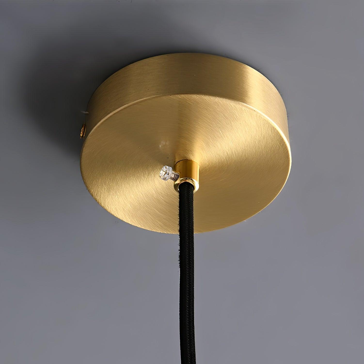 Cove Brass & Glass Glam Pendant Light