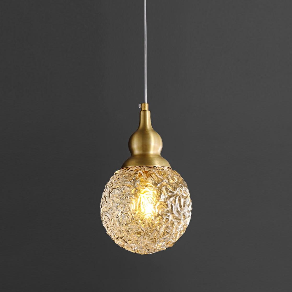 Cove Brass & Glass Glam Pendant Light