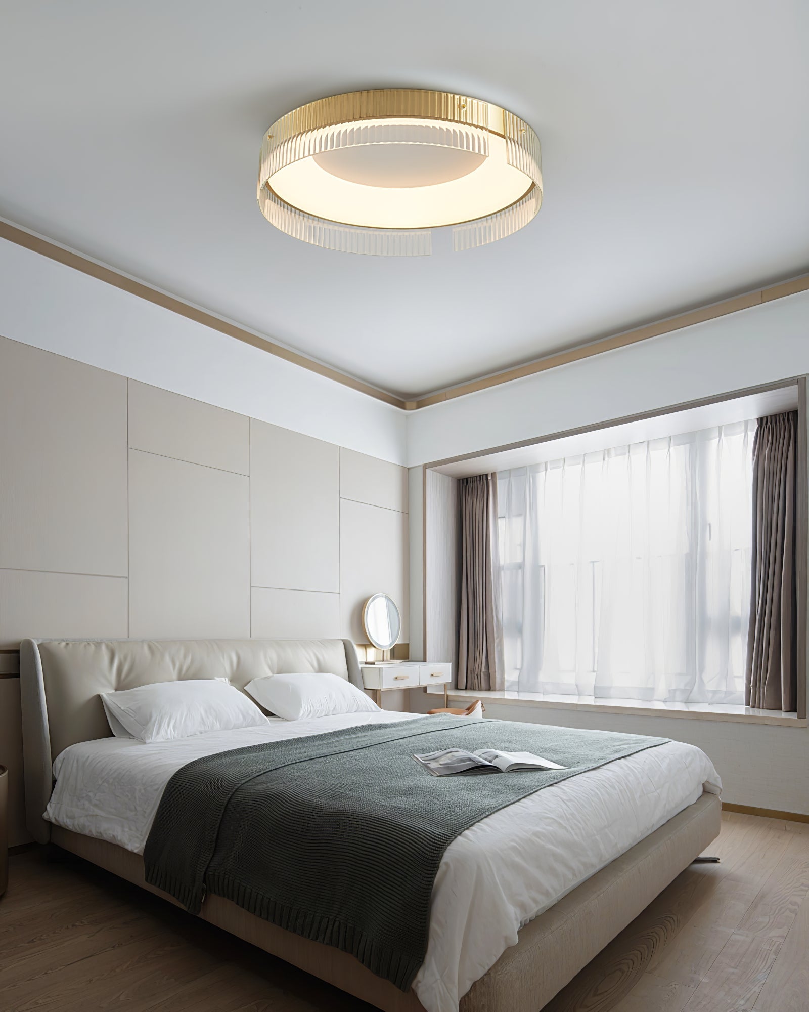 Ovenaris Modern Minimalist Brass Ceiling Light