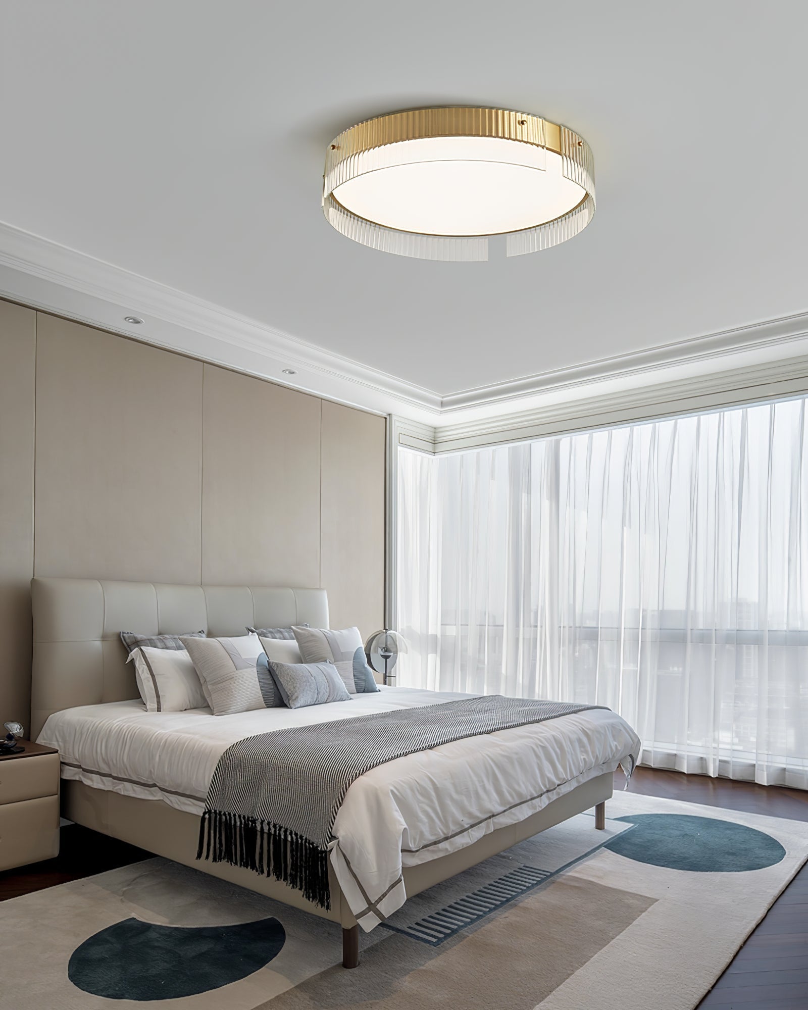 Ovenaris Modern Minimalist Brass Ceiling Light