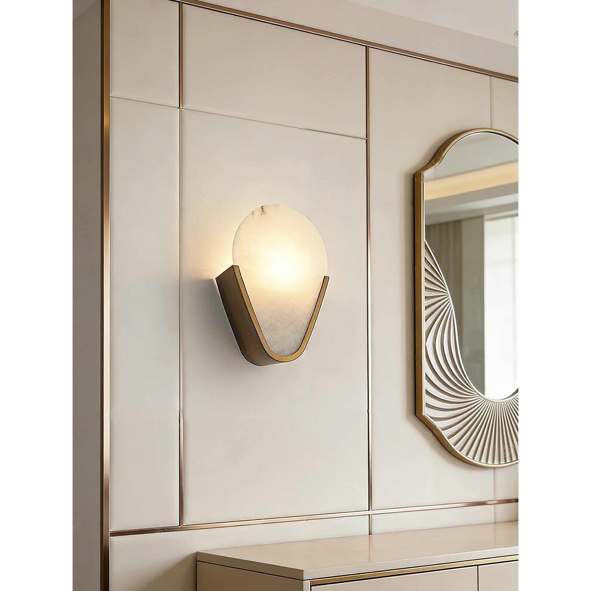 Bernina Alabaster Wall Lamp