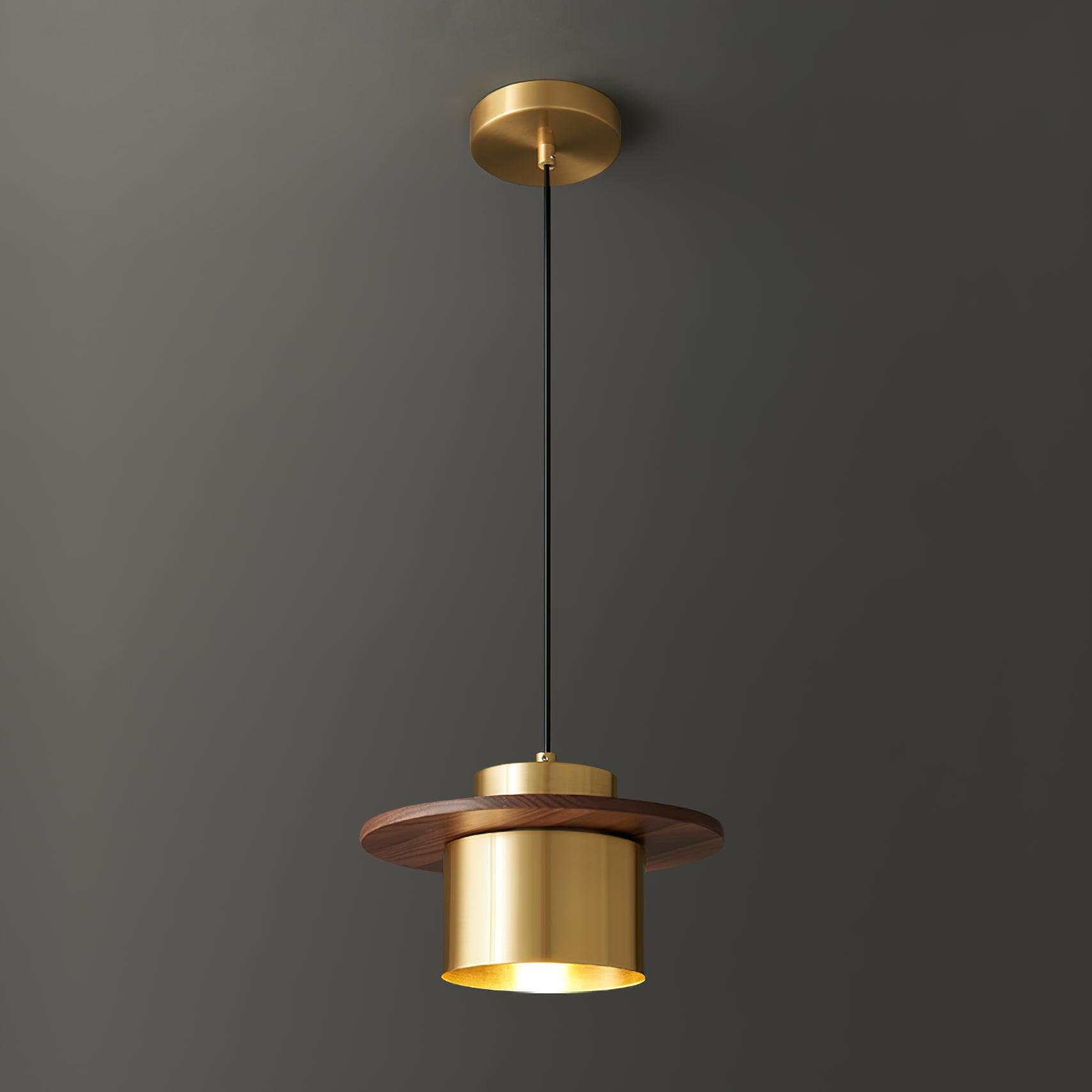 Auririra Industrial Brass Pendant Light