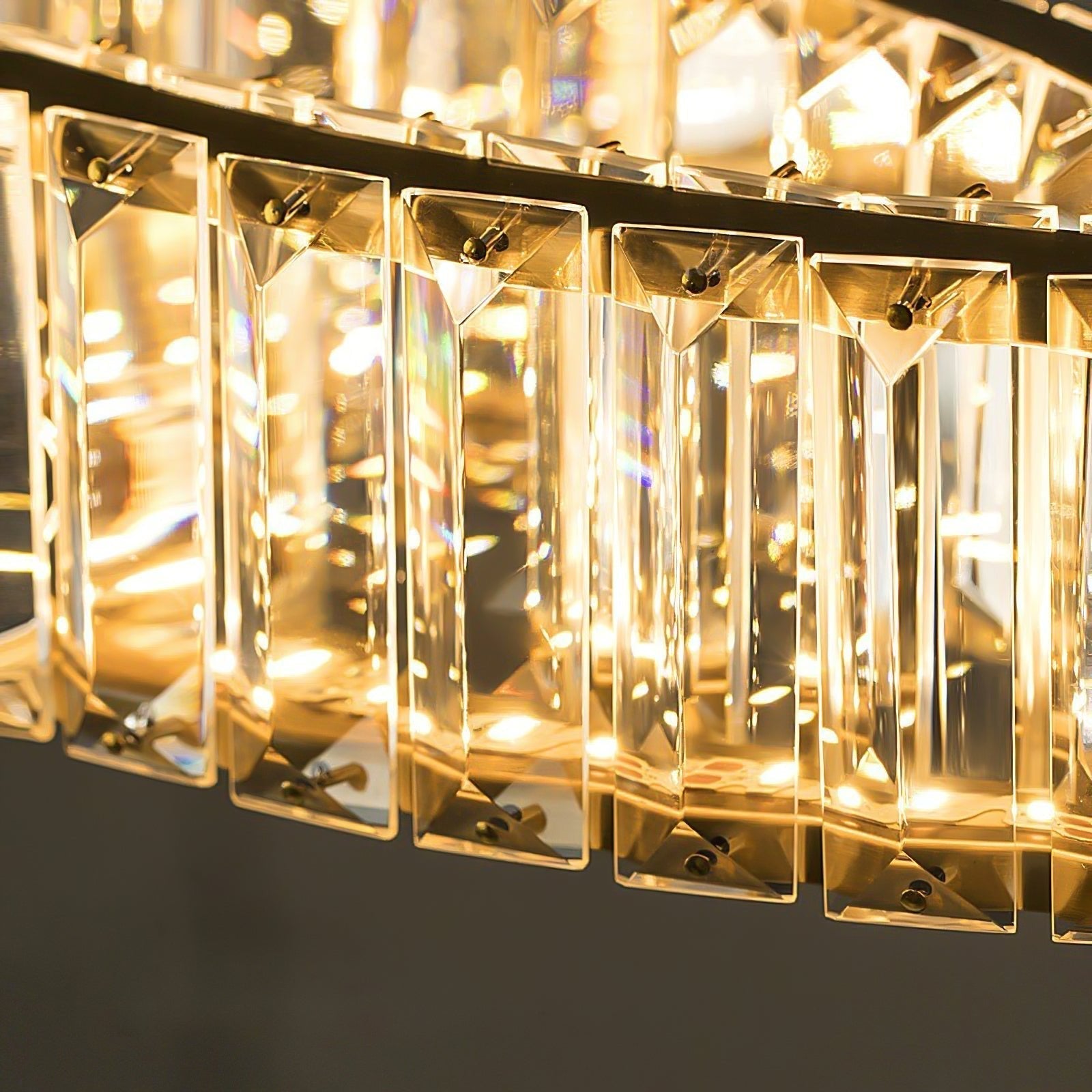 Cyrirelle Chandelier Gold Crystal Ring