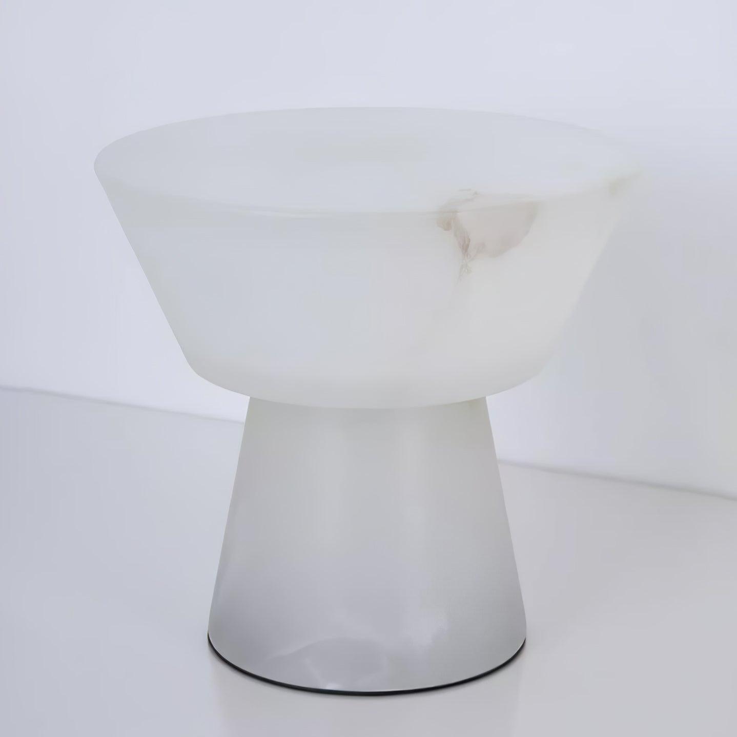 Ane Pedestal Alabaster Table Lamp
