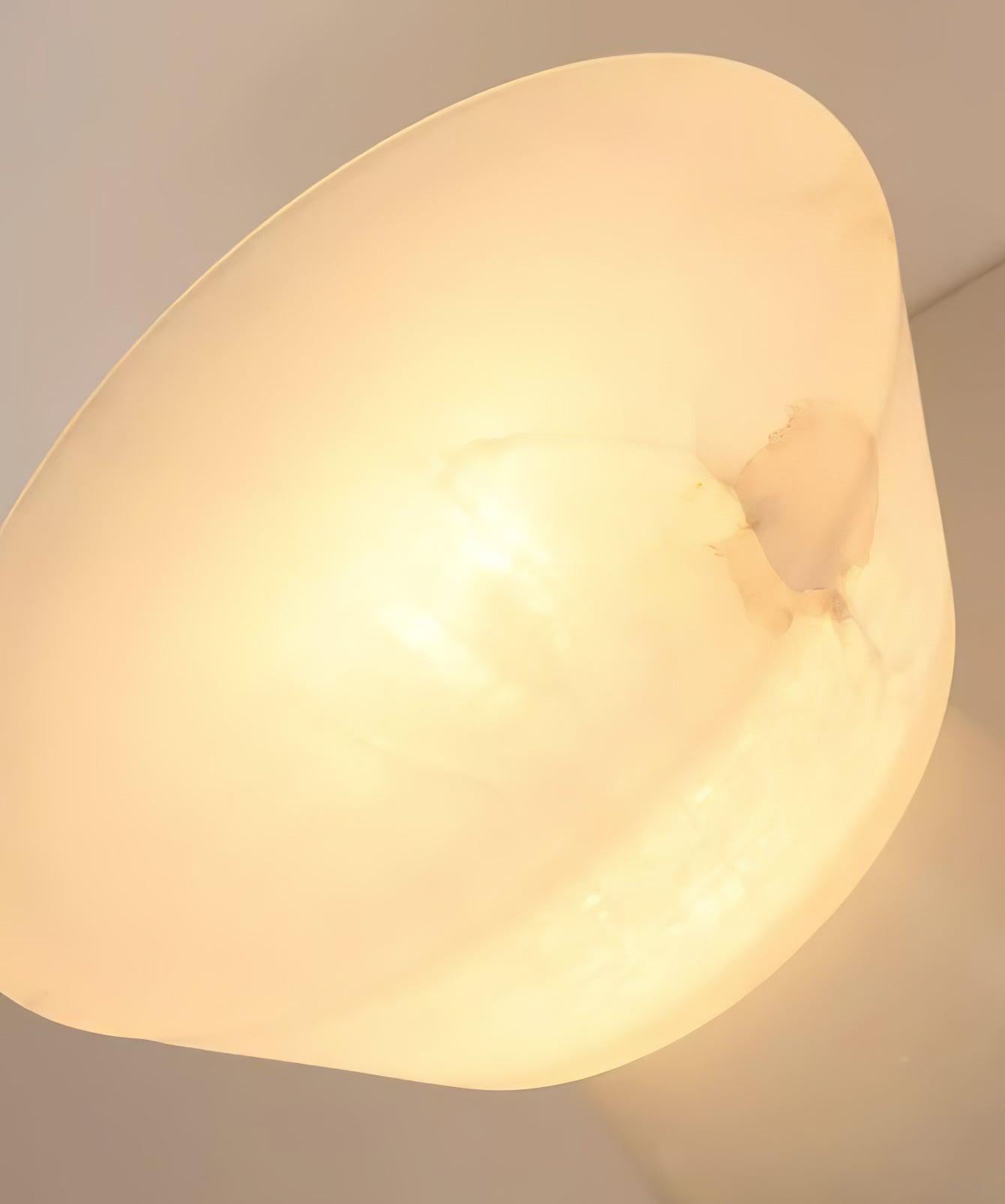 Ane Pedestal Alabaster Table Lamp