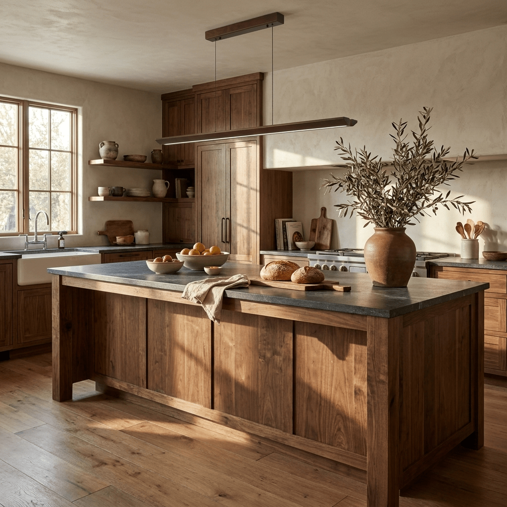 Waldenne Wood Linear Pendant Lamp