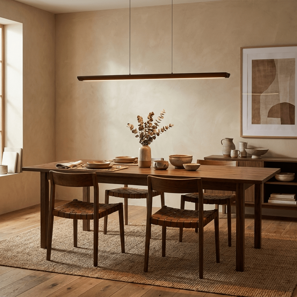 Waldenne Wood Linear Pendant Lamp