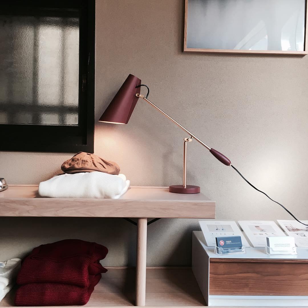 Orbix Steel Mid-Century Table Lamp - Neutral Decor