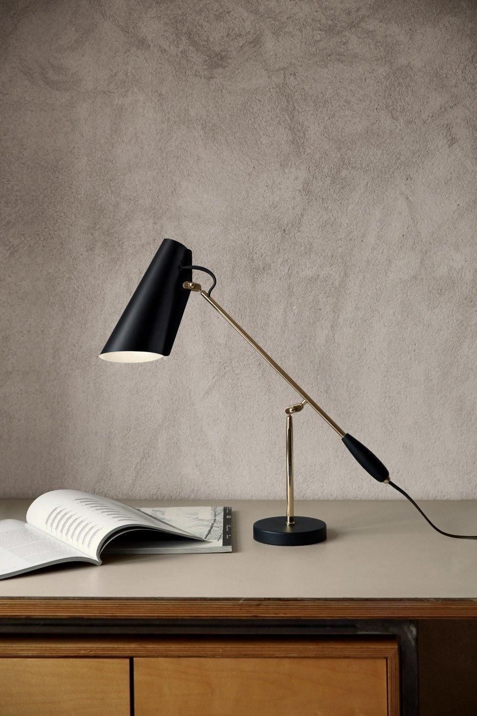 Orbix Steel Mid-Century Table Lamp - Neutral Decor