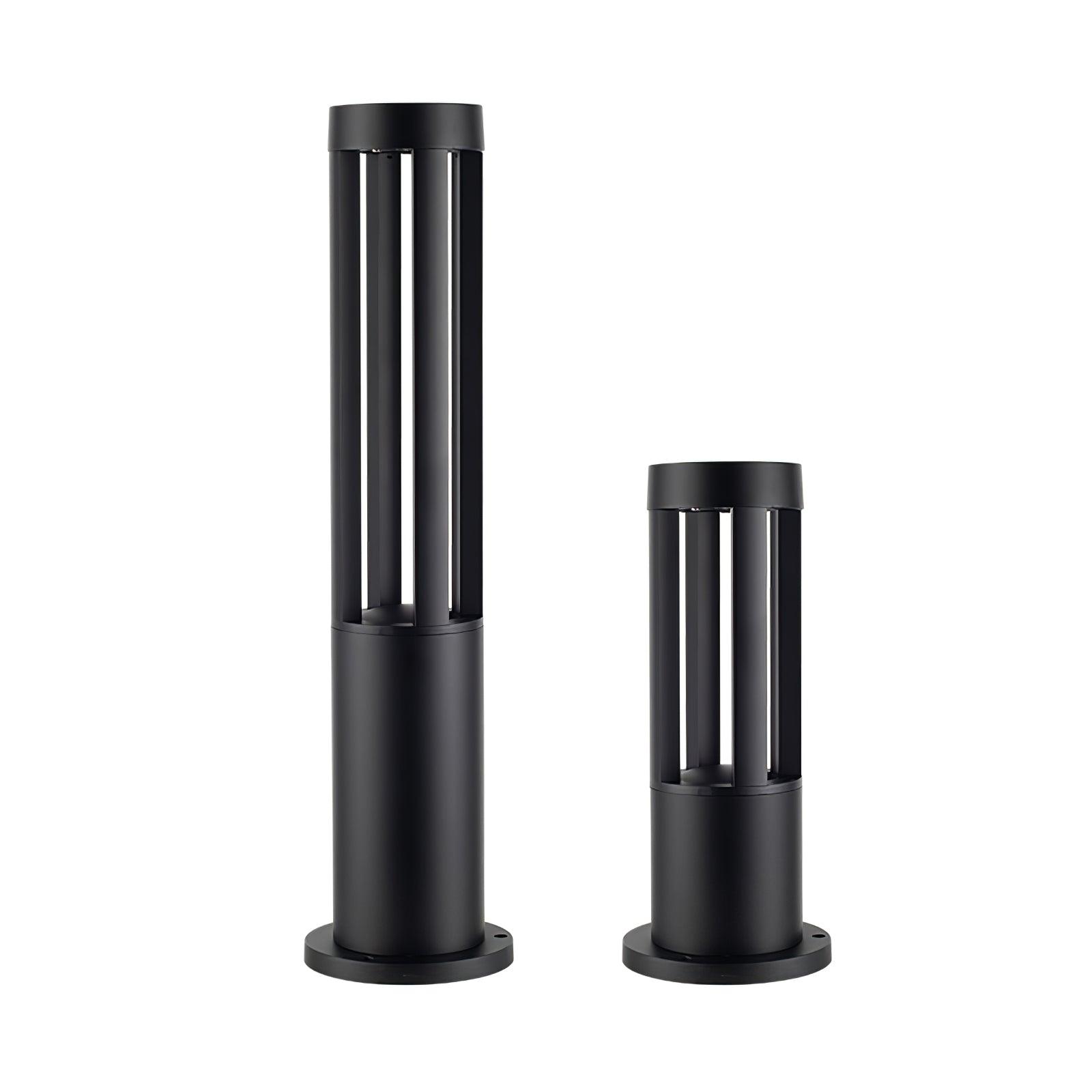 Orelinella Outdoor Light Black Cylindrical Garden