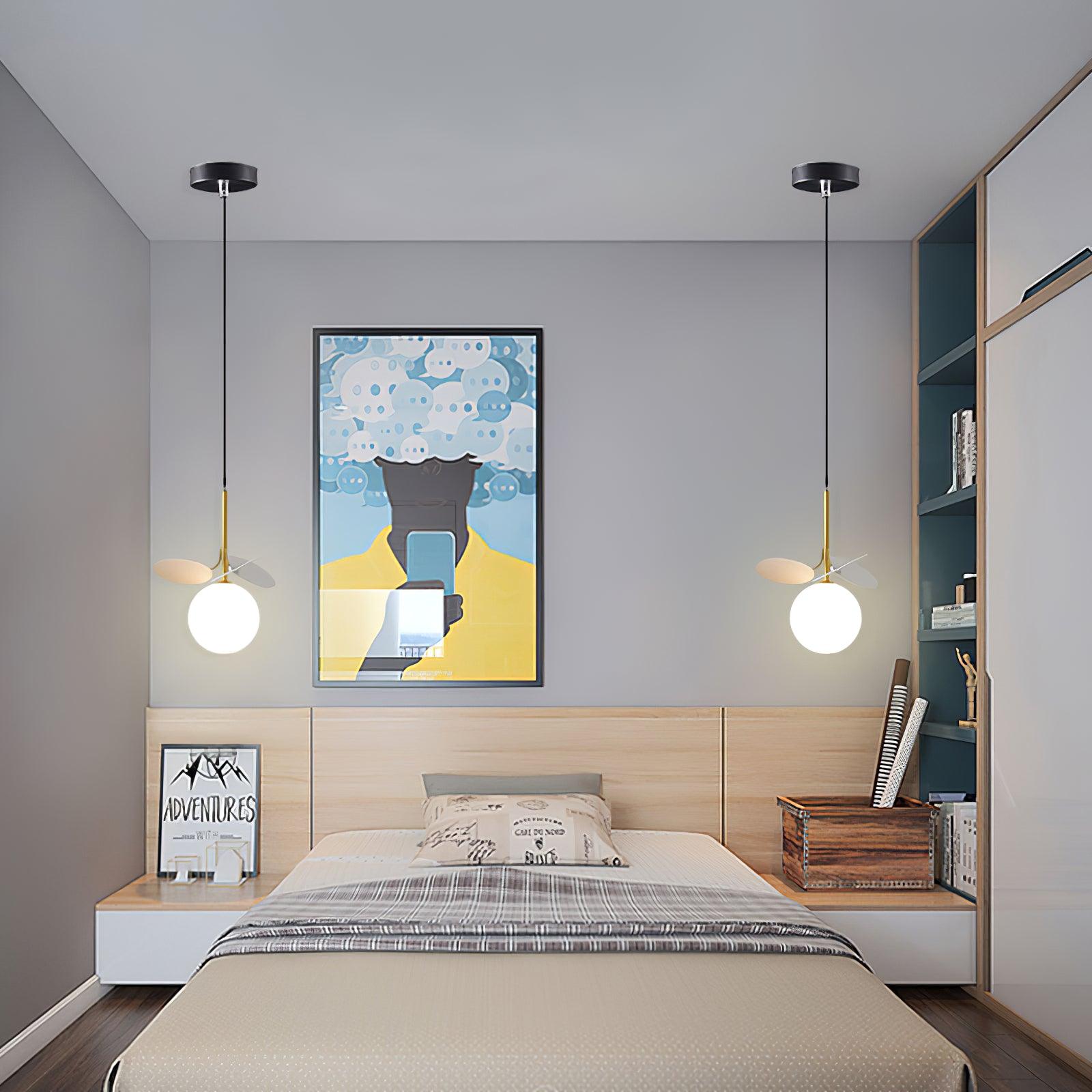 Ivphaus Glass Pendant Light