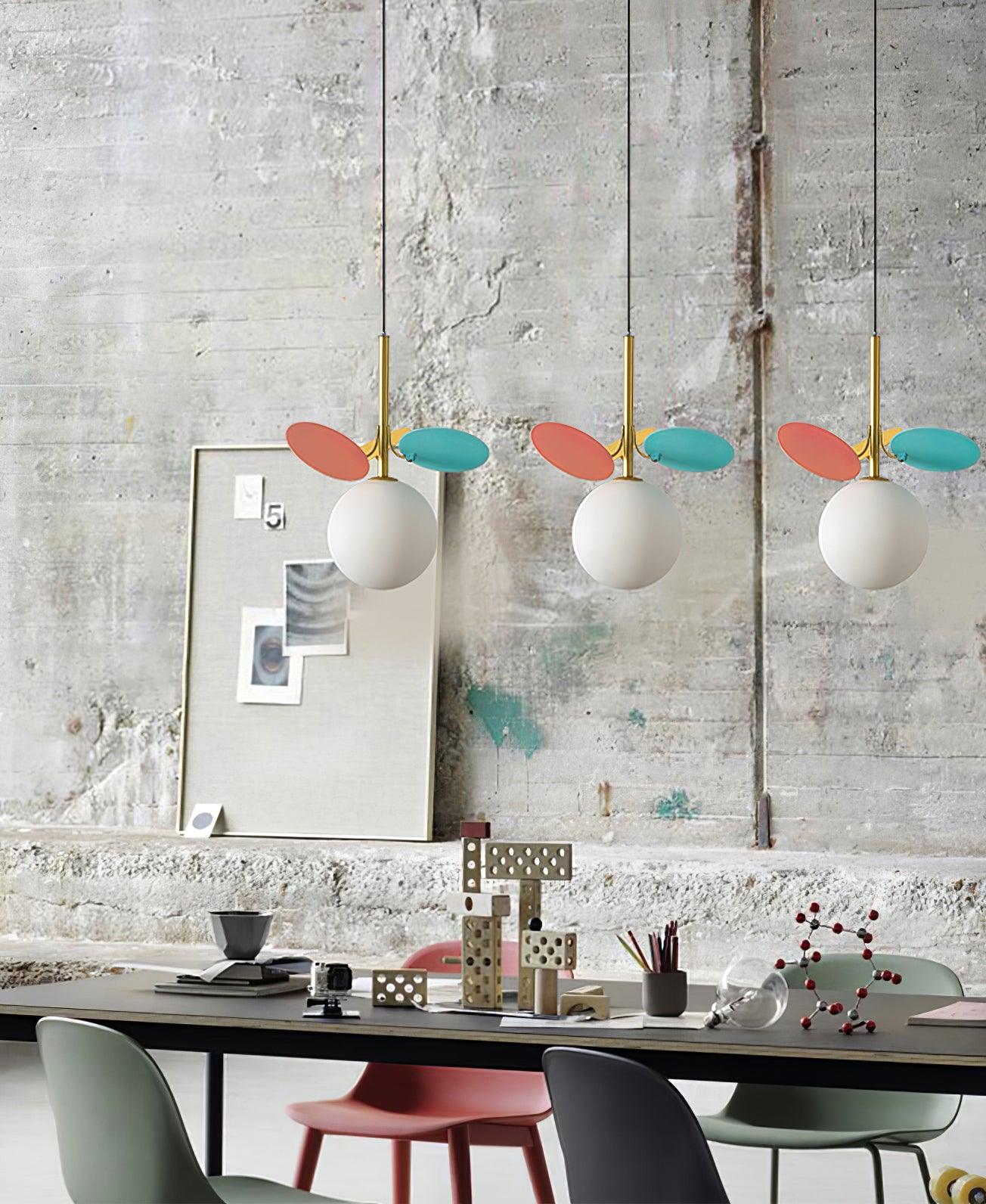 Ivphaus Glass Pendant Light