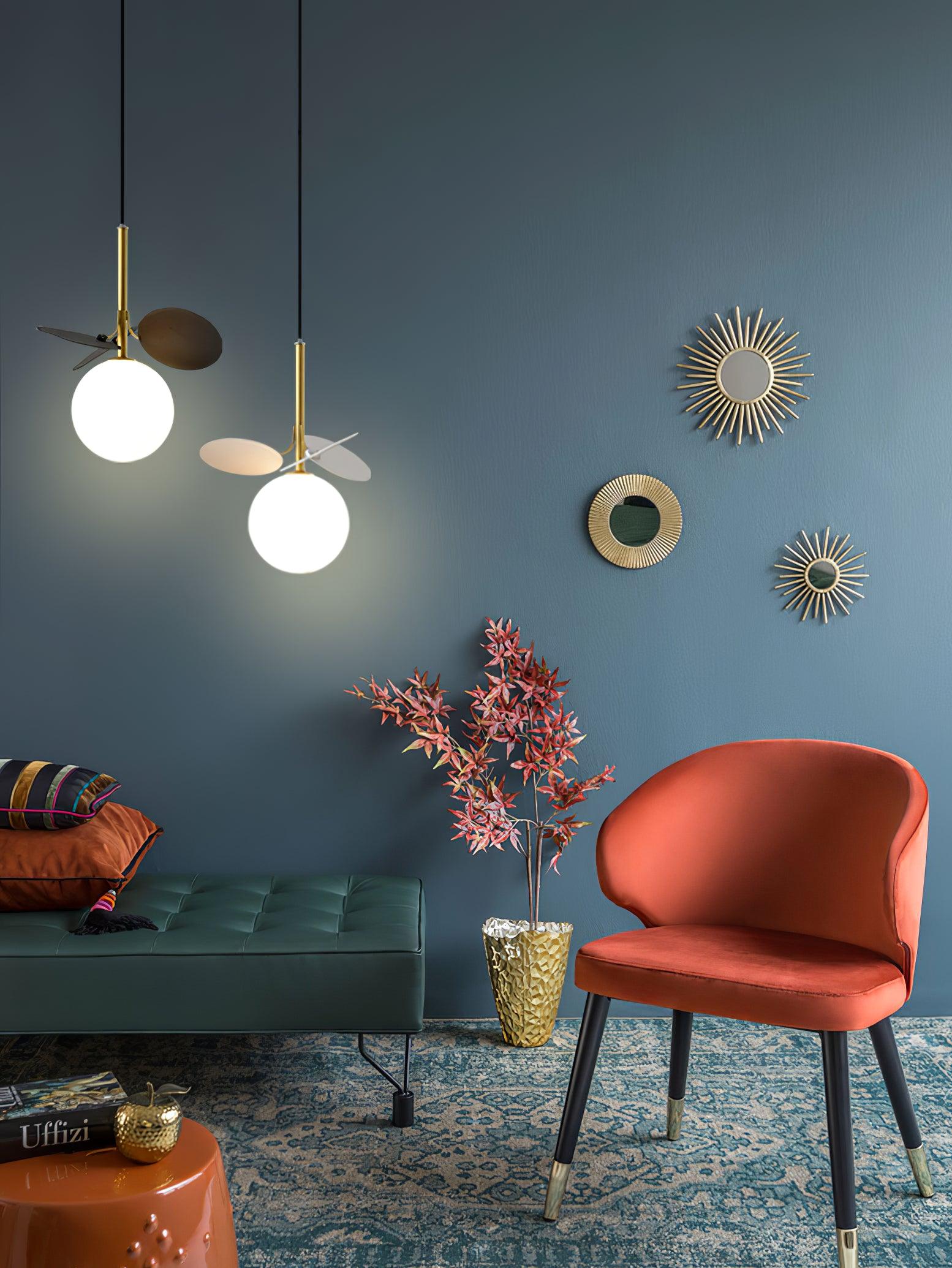 Ivphaus Glass Pendant Light