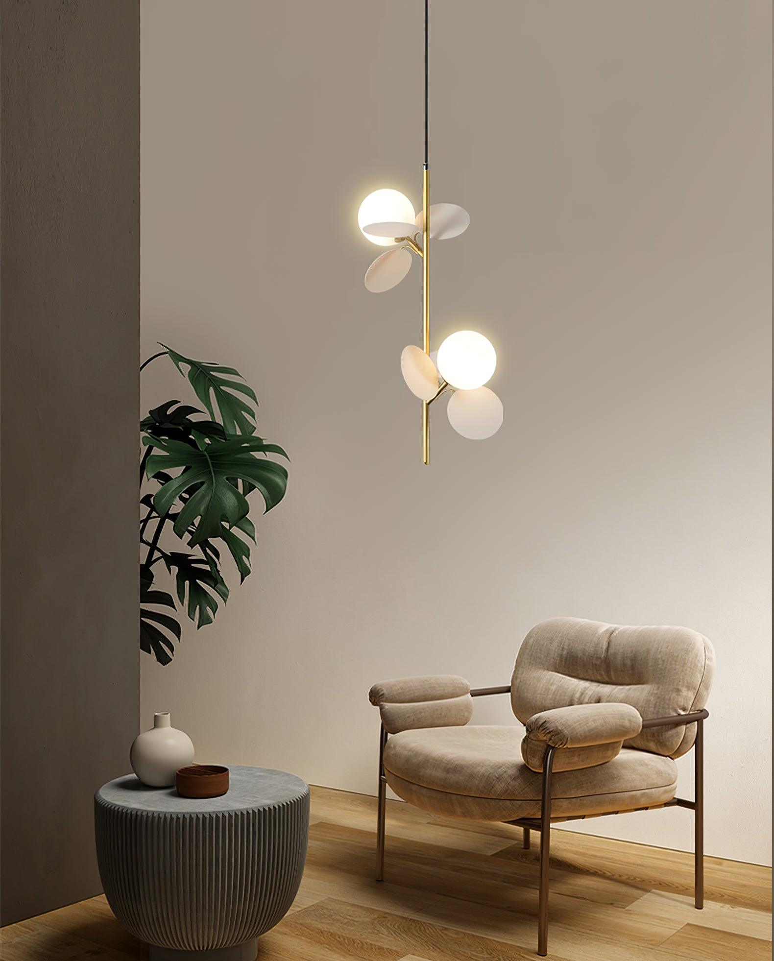 Ivphaus Glass Pendant Light