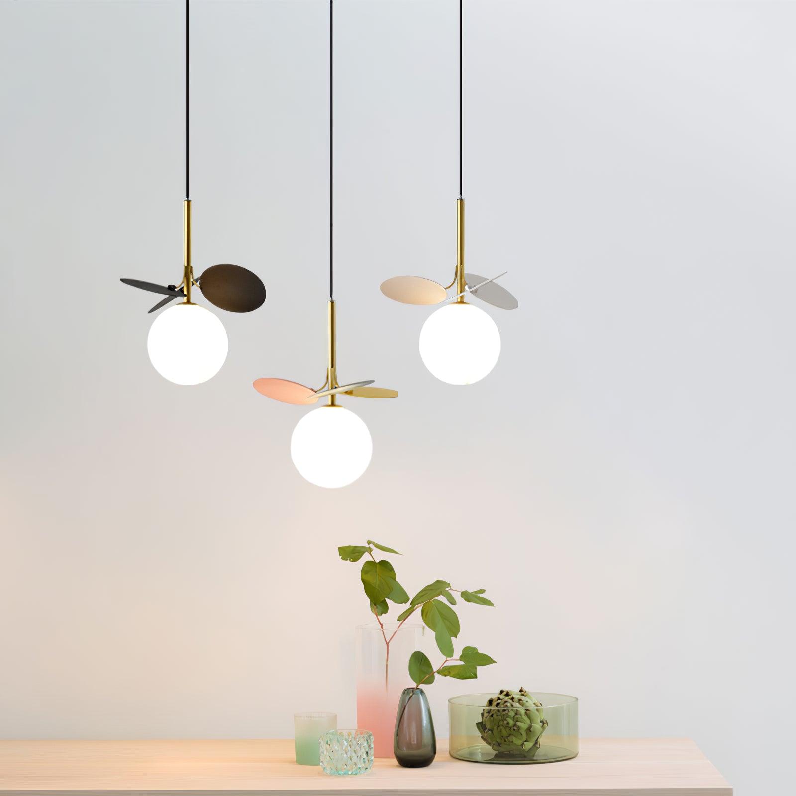 Ivphaus Glass Pendant Light