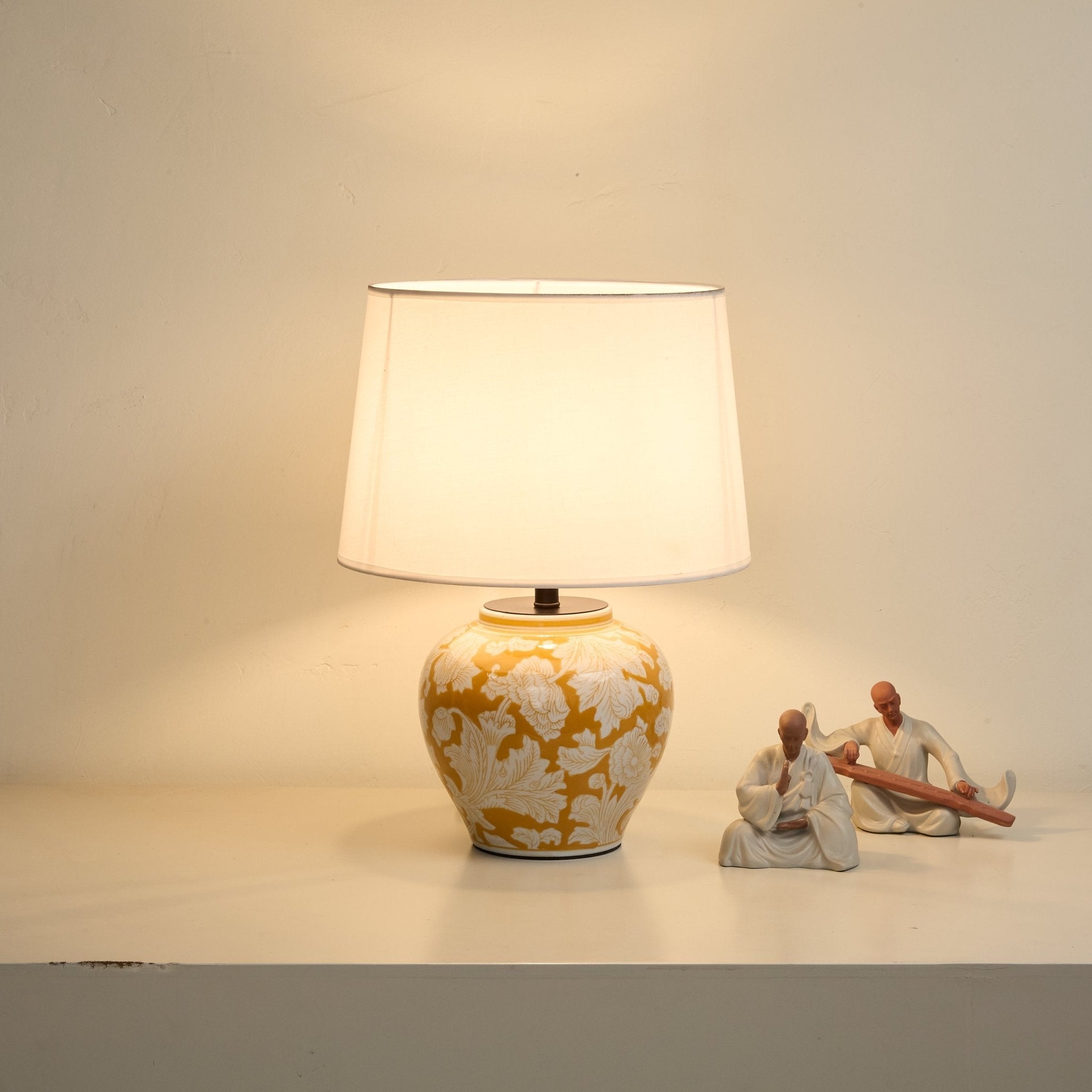 Ceriseria Blazing Blossom Ceramic Table Lamp
