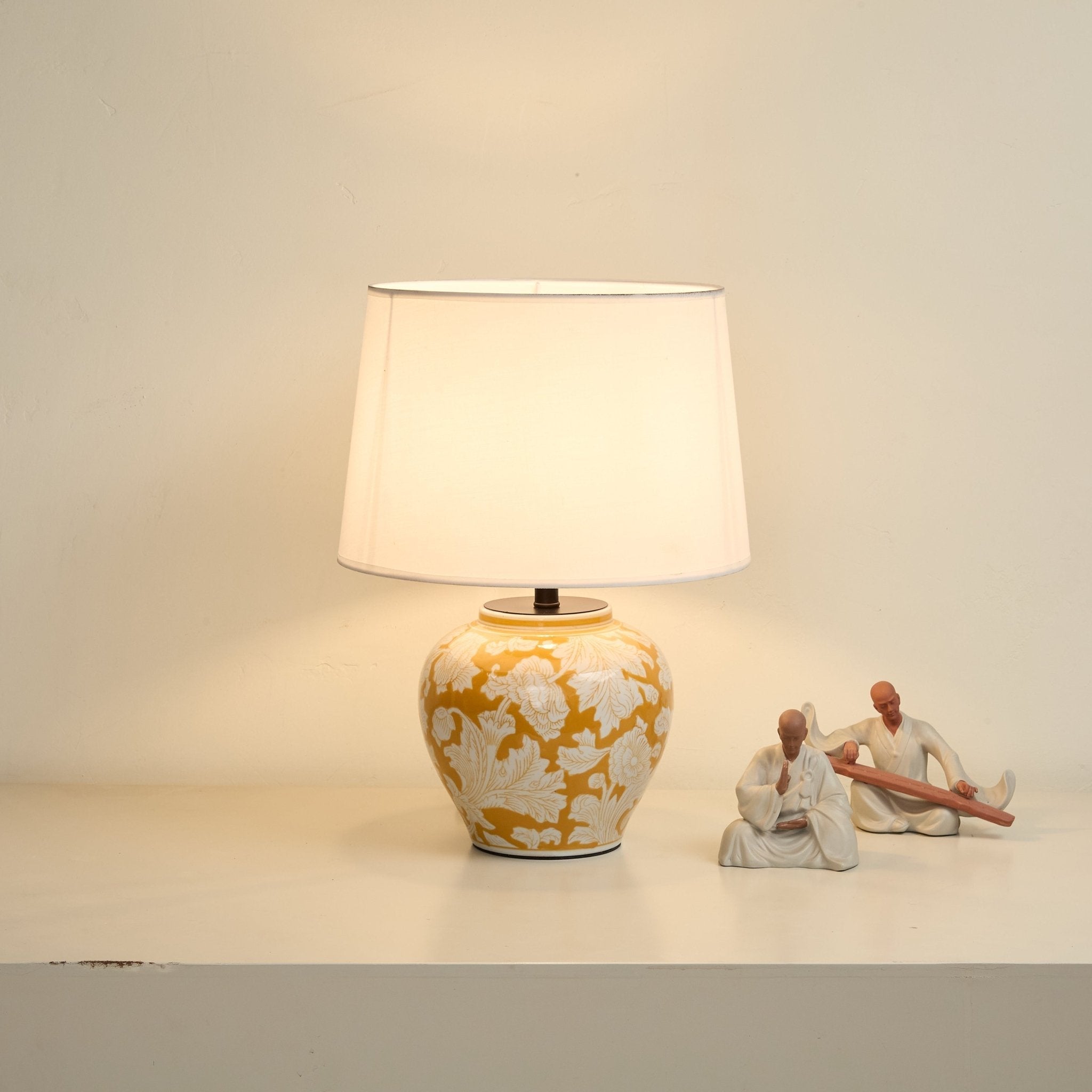 Ceriseria Blazing Blossom Ceramic Table Lamp