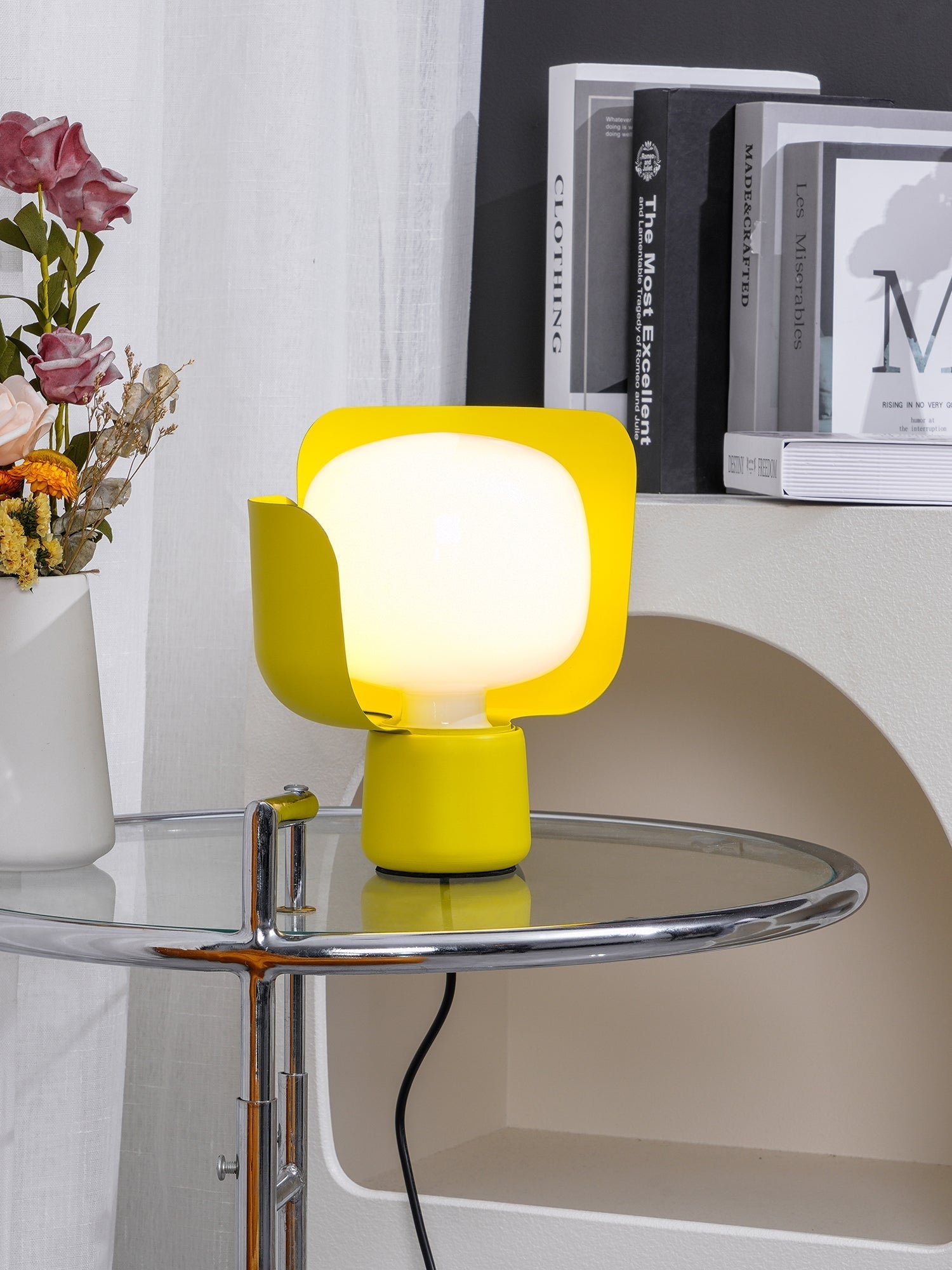 Zuri Plastic Minimalist Table Lamp