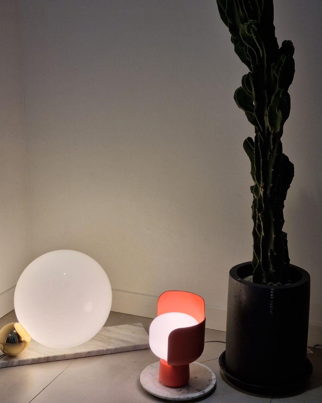 Zuri Plastic Minimalist Table Lamp