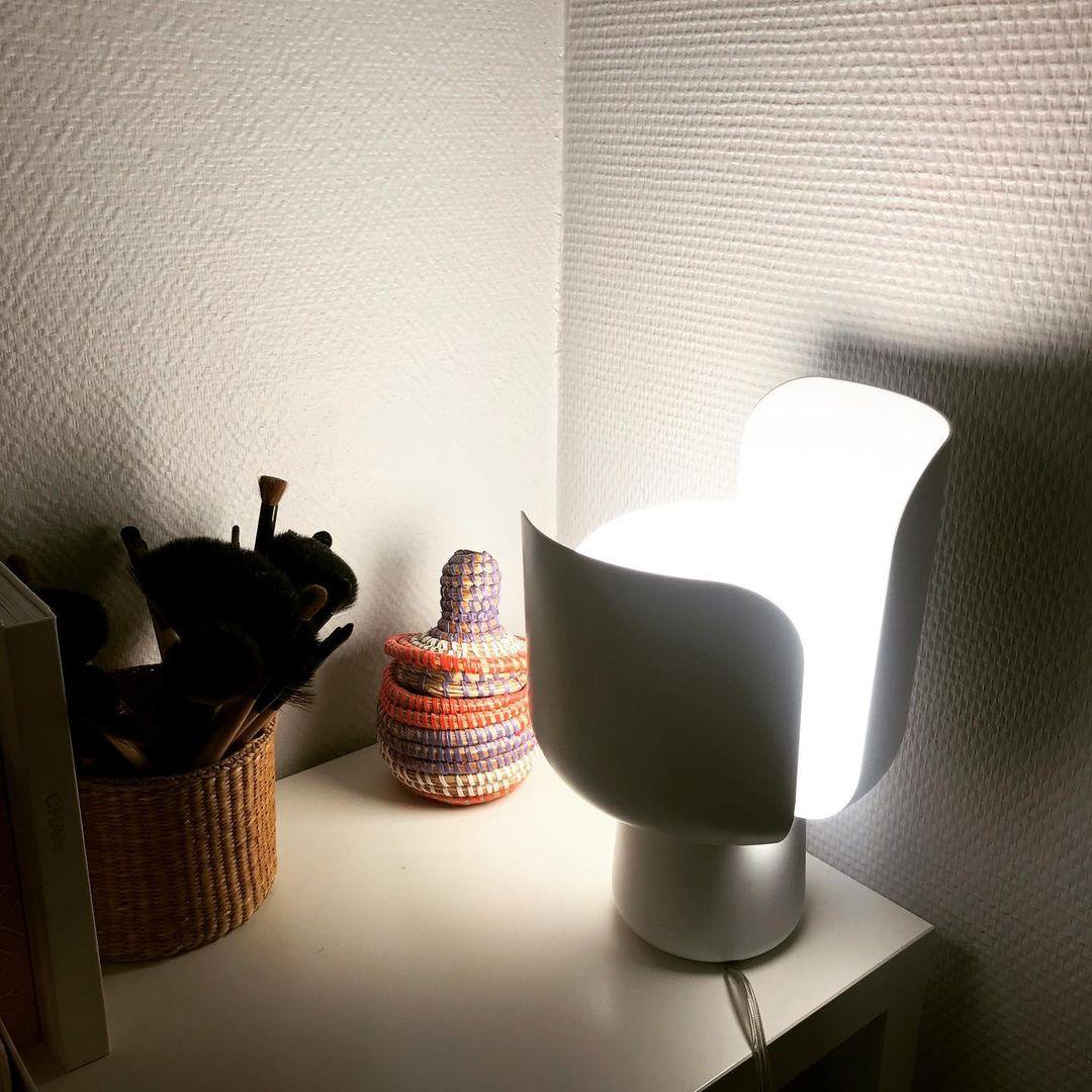 Zuri Plastic Minimalist Table Lamp