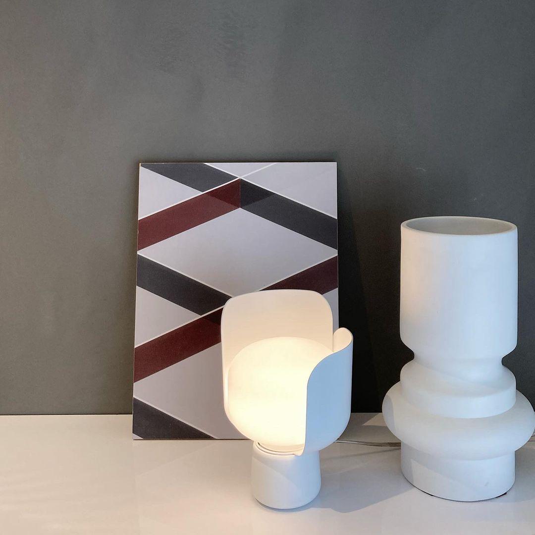 Zuri Plastic Minimalist Table Lamp